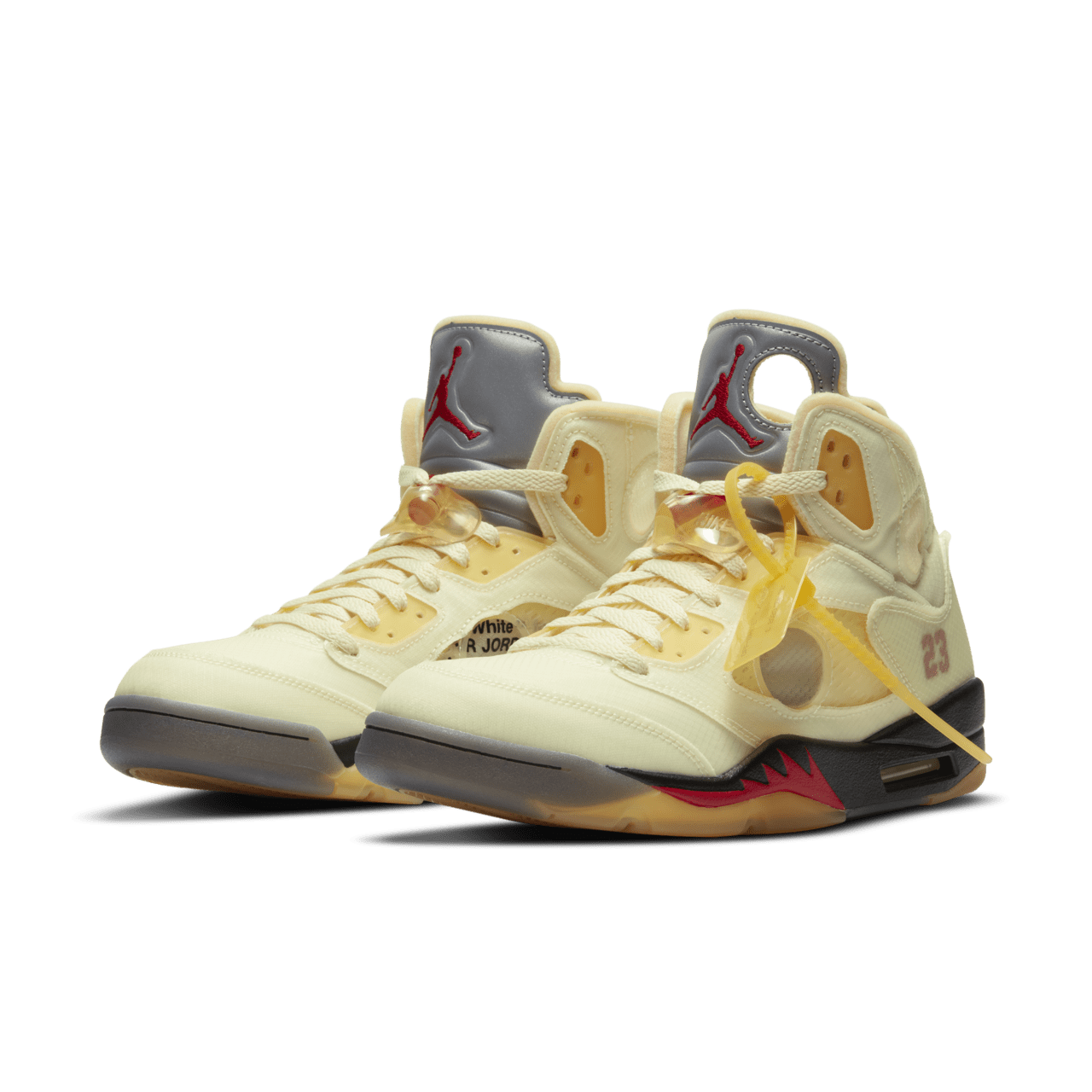 Air Jordan 5 x Off-White™️ 'Sail' — releasedatum