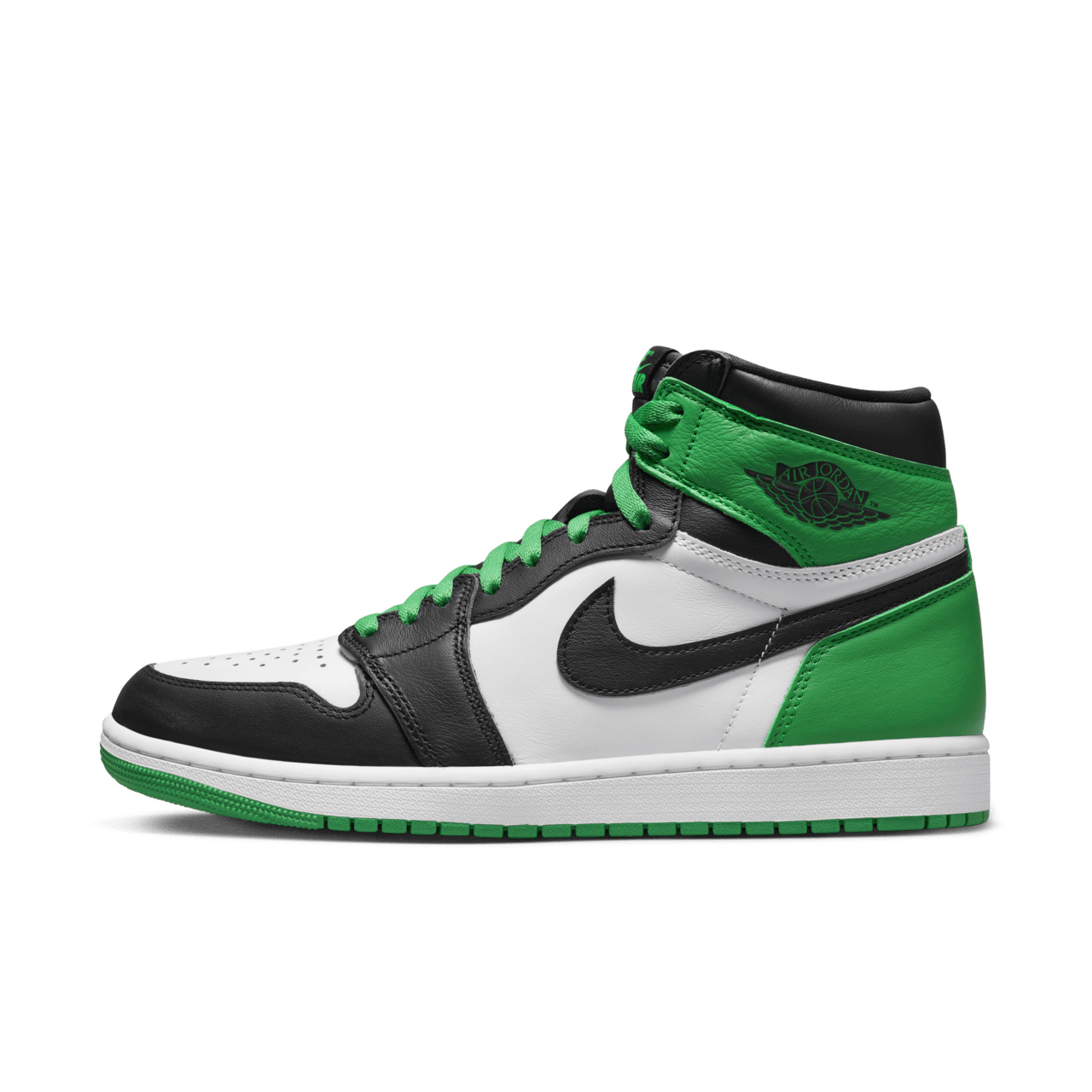 Air Jordan 1 High Black and Lucky Green DZ5485 031 Release Date. Nike SNKRS