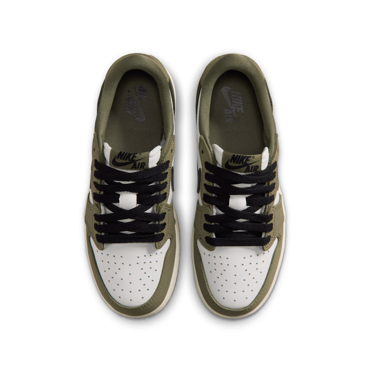 Big Kids' Air Jordan 1 Low 'Medium Olive and Summit White' Release Date