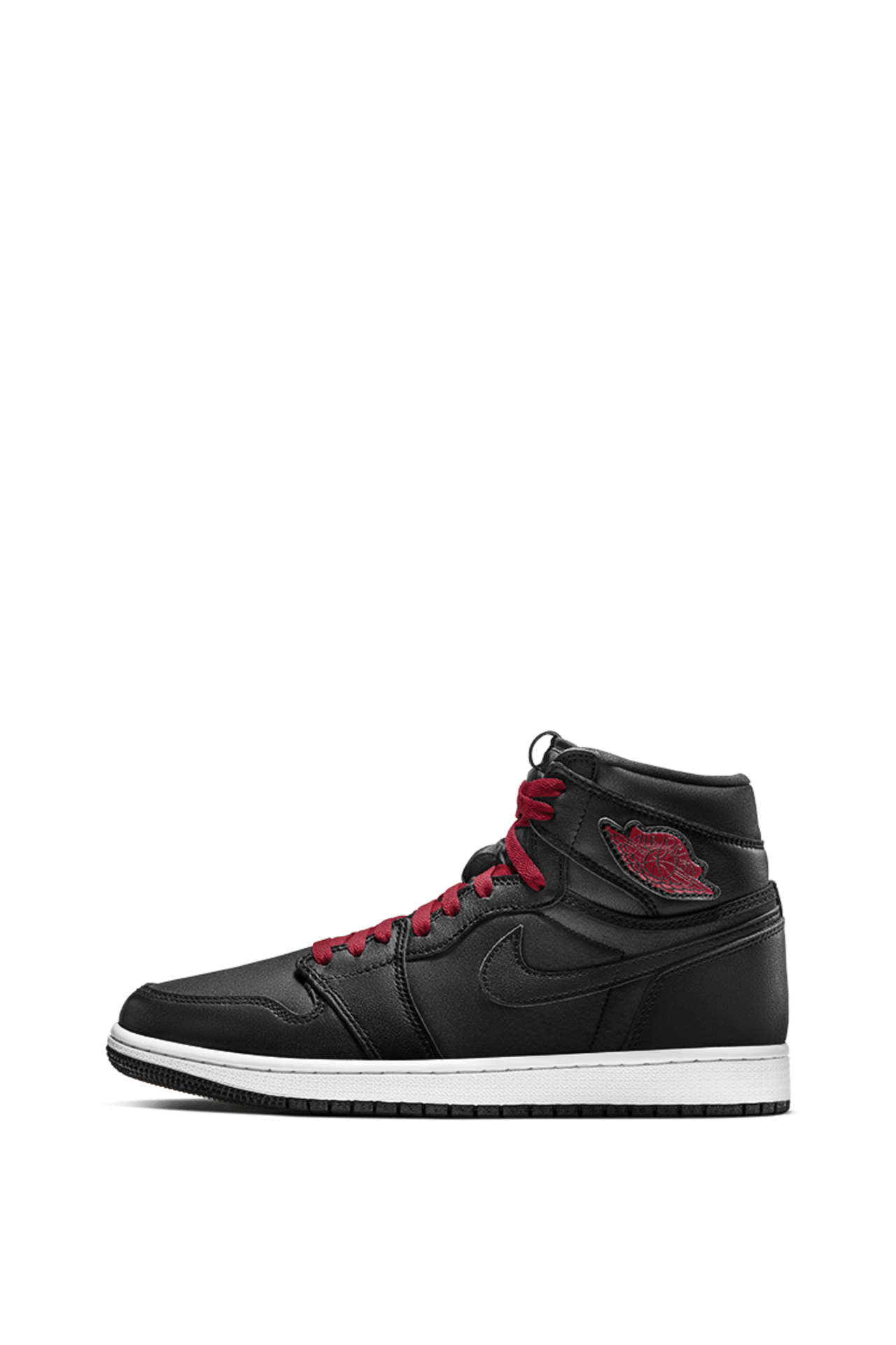 Nike air jordans 1 red and black hotsell