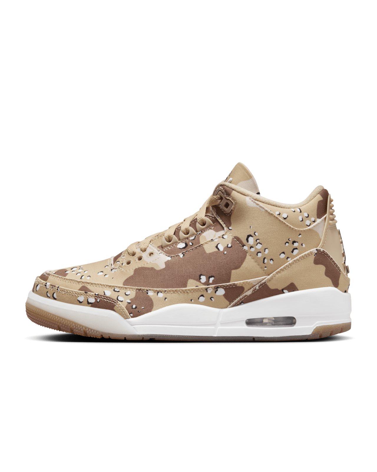 Fecha de lanzamiento de los Air Jordan 3 "Desert Camo" para mujer (HM4301-200)