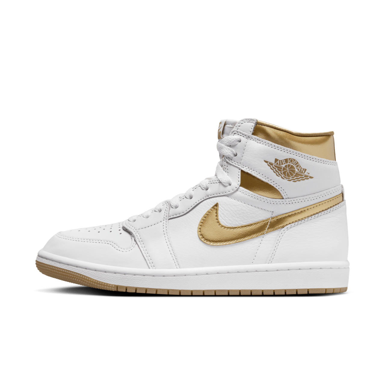 วันเปิดตัว Air Jordan 1 High OG "White and Gold" ผู้หญิง (FD2596-107)