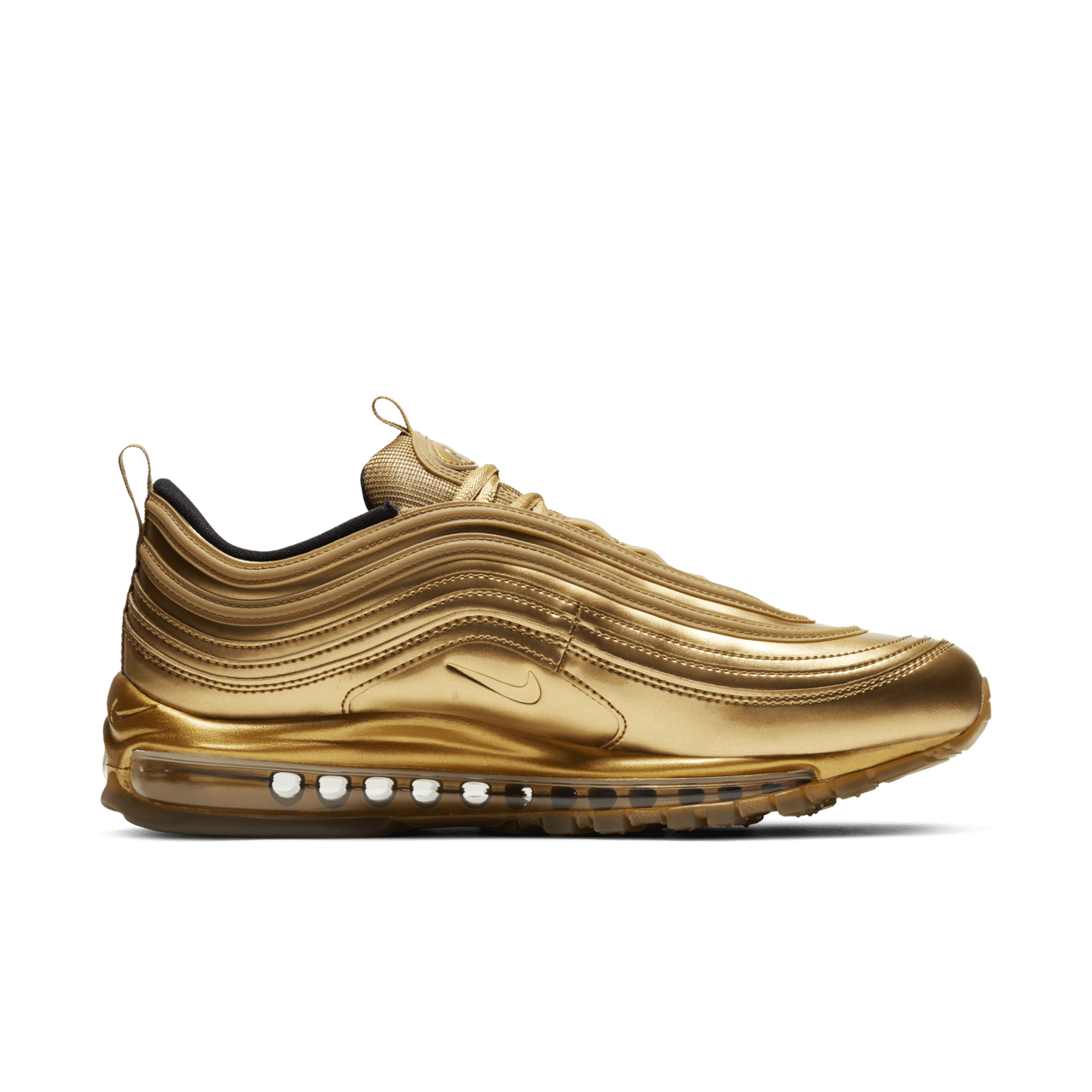 Kids air max 97 gold best sale