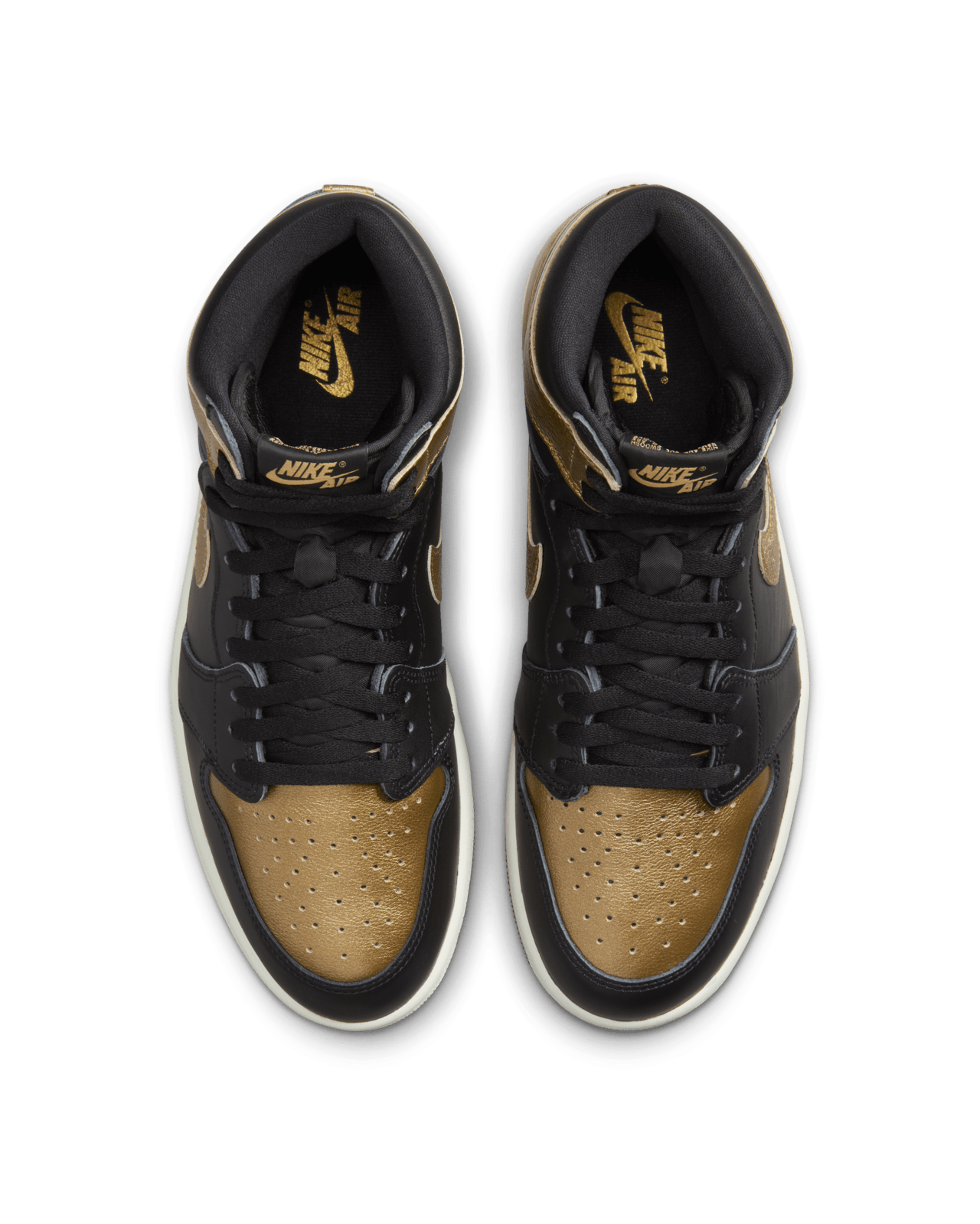 Gold and black nike hotsell