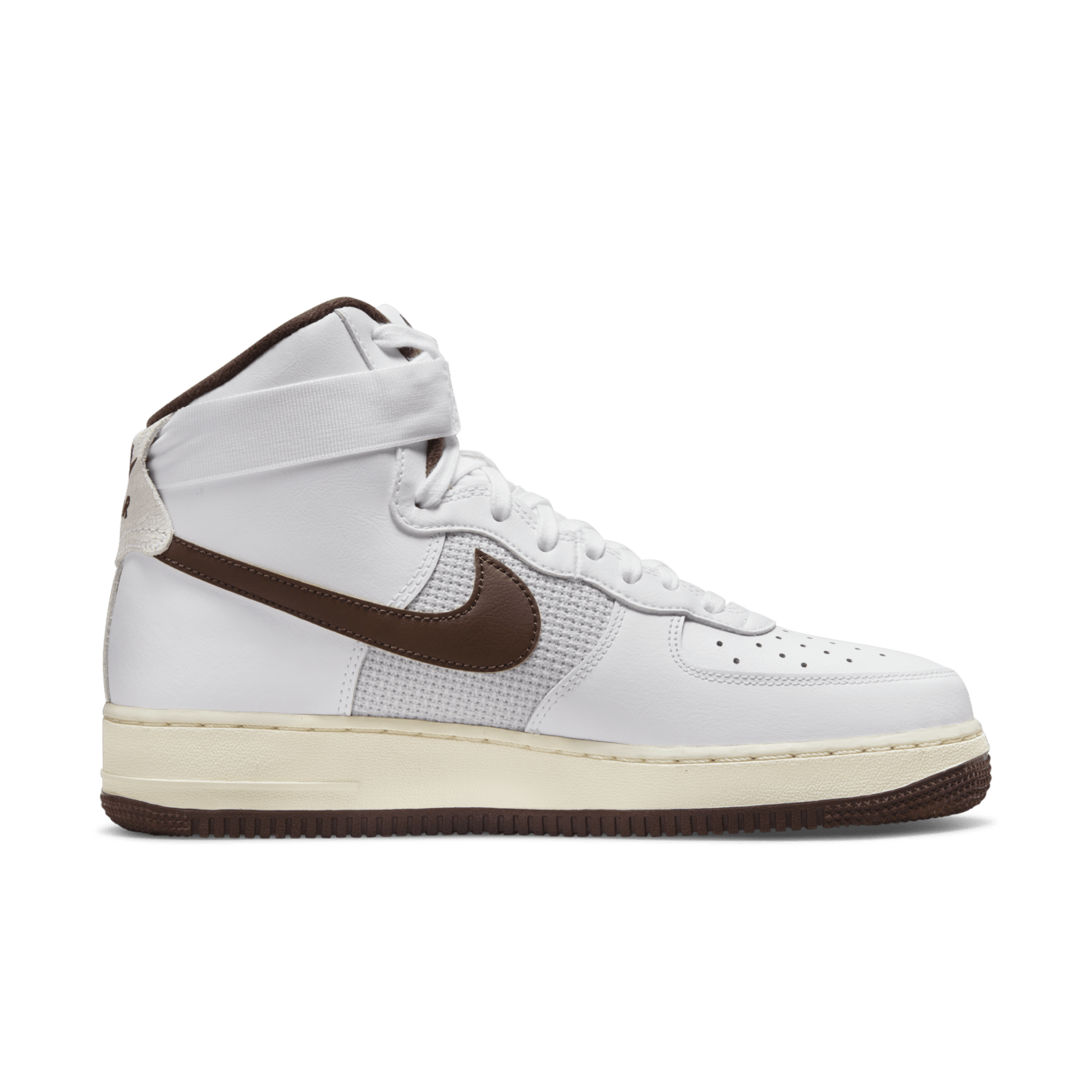 Air Force 1 High 07 White and Light Chocolate DM0209 101 Release Date. Nike SNKRS