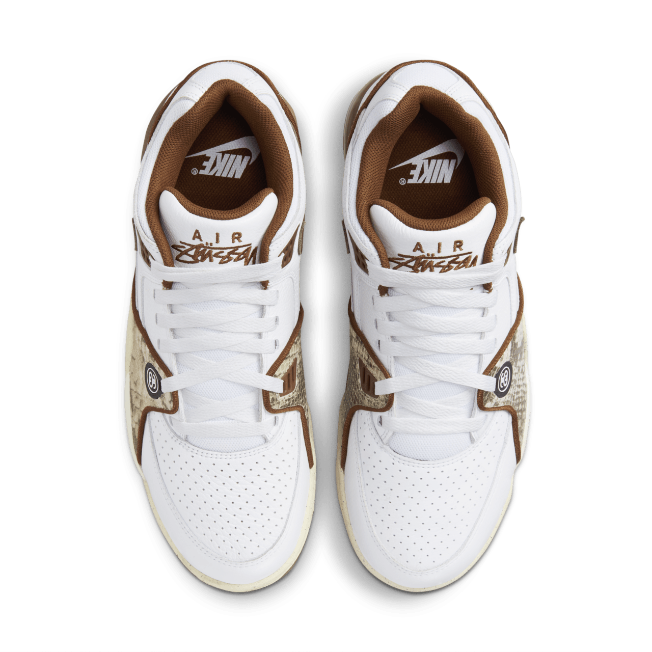 NIKE x STUSSY AIR FLIGHT '89 LOW★コラボ★WHITE AND PECAN NIKE x STUSSY AIR FLIGHT '89 LOW☆コラボ☆WHITE AND PECAN