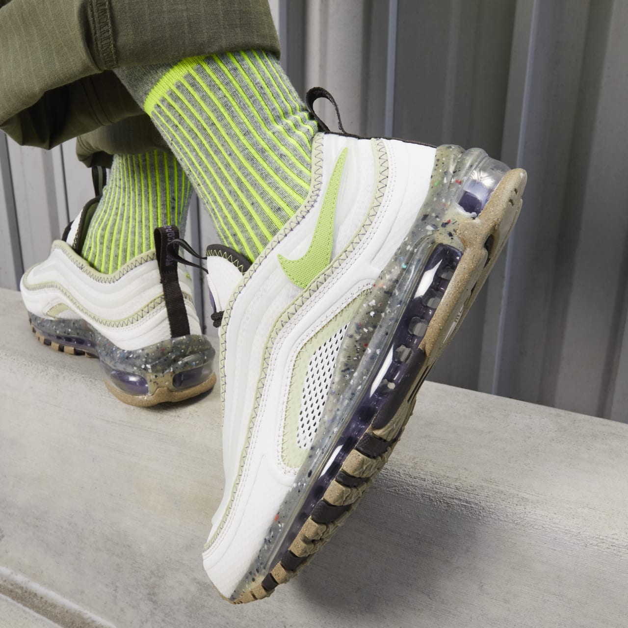 Air Max Terrascape 97 Phantom and Vivid Green DJ5019 002 Release Date. Nike SNKRS