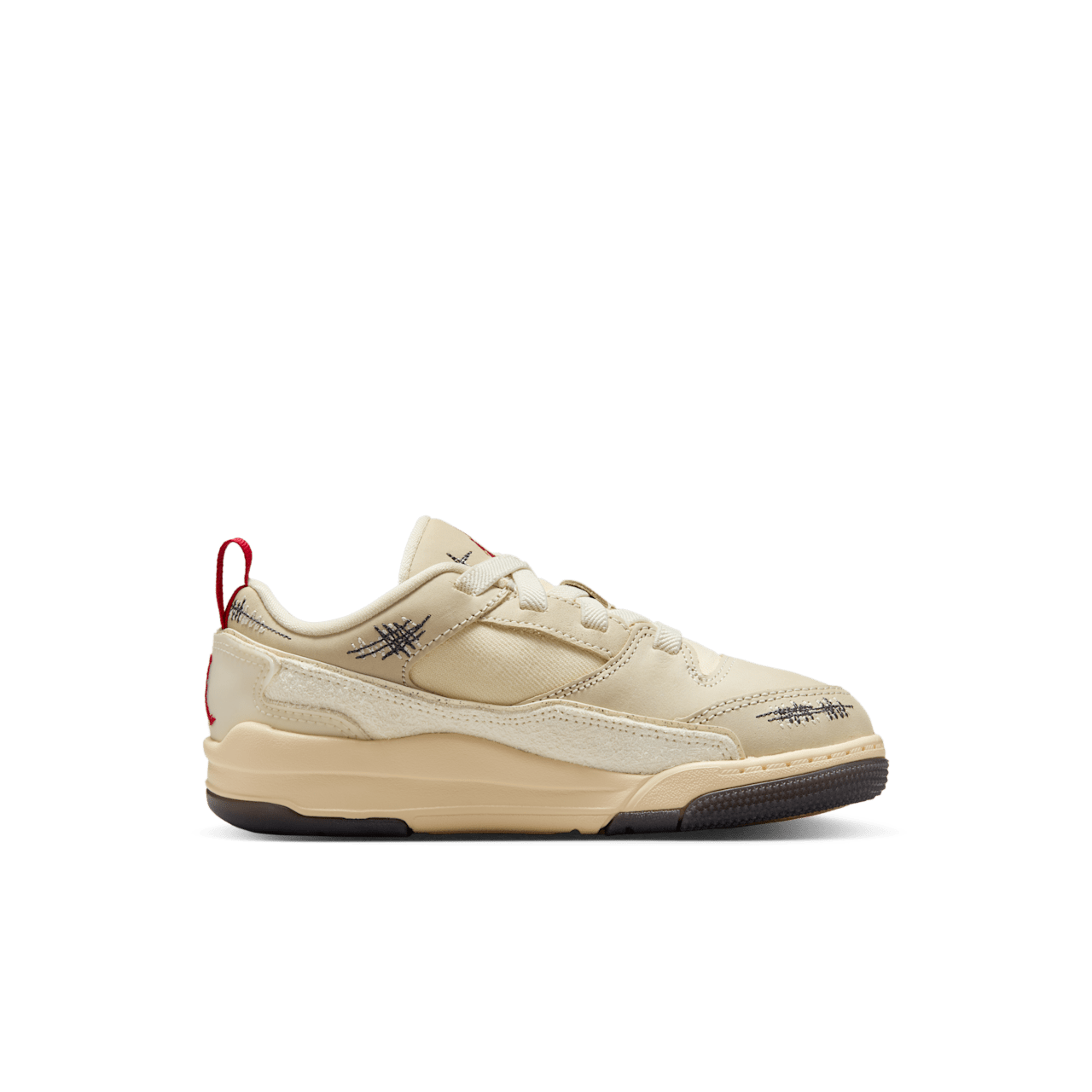 Little Kids' Jordan Flight Court x Téla 'Crèpe' (HQ2960-100)