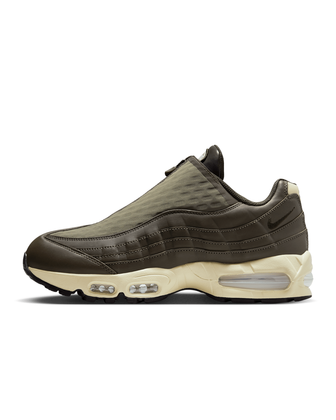 Fecha de lanzamiento de los Air Max 95 Big Bubble Zipper "Medium Olive and Alabaster" (IQ3466-200)