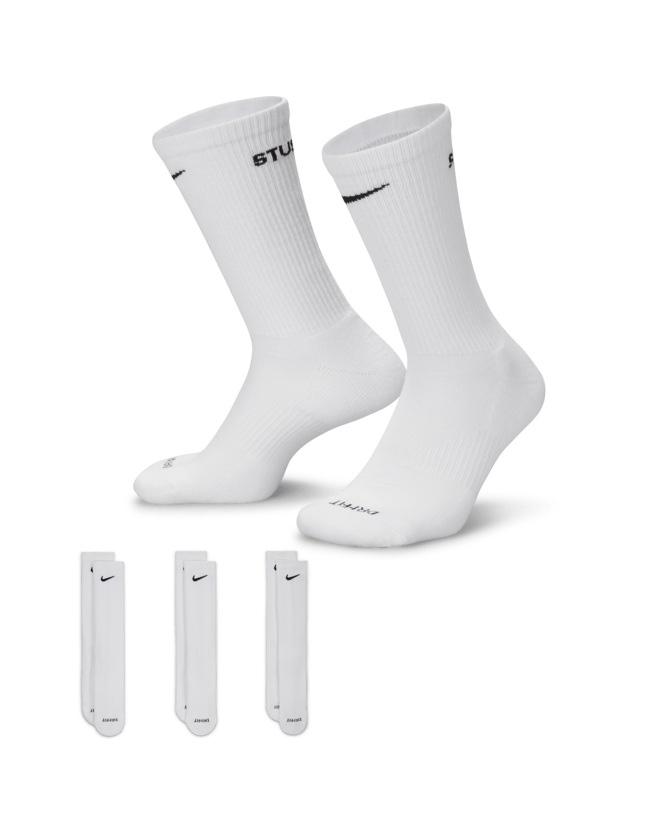 NIKE stussy コラボソックス 国内発送】STUSSY X NIKE コラボCREW SOCKS (STUSSY/靴下