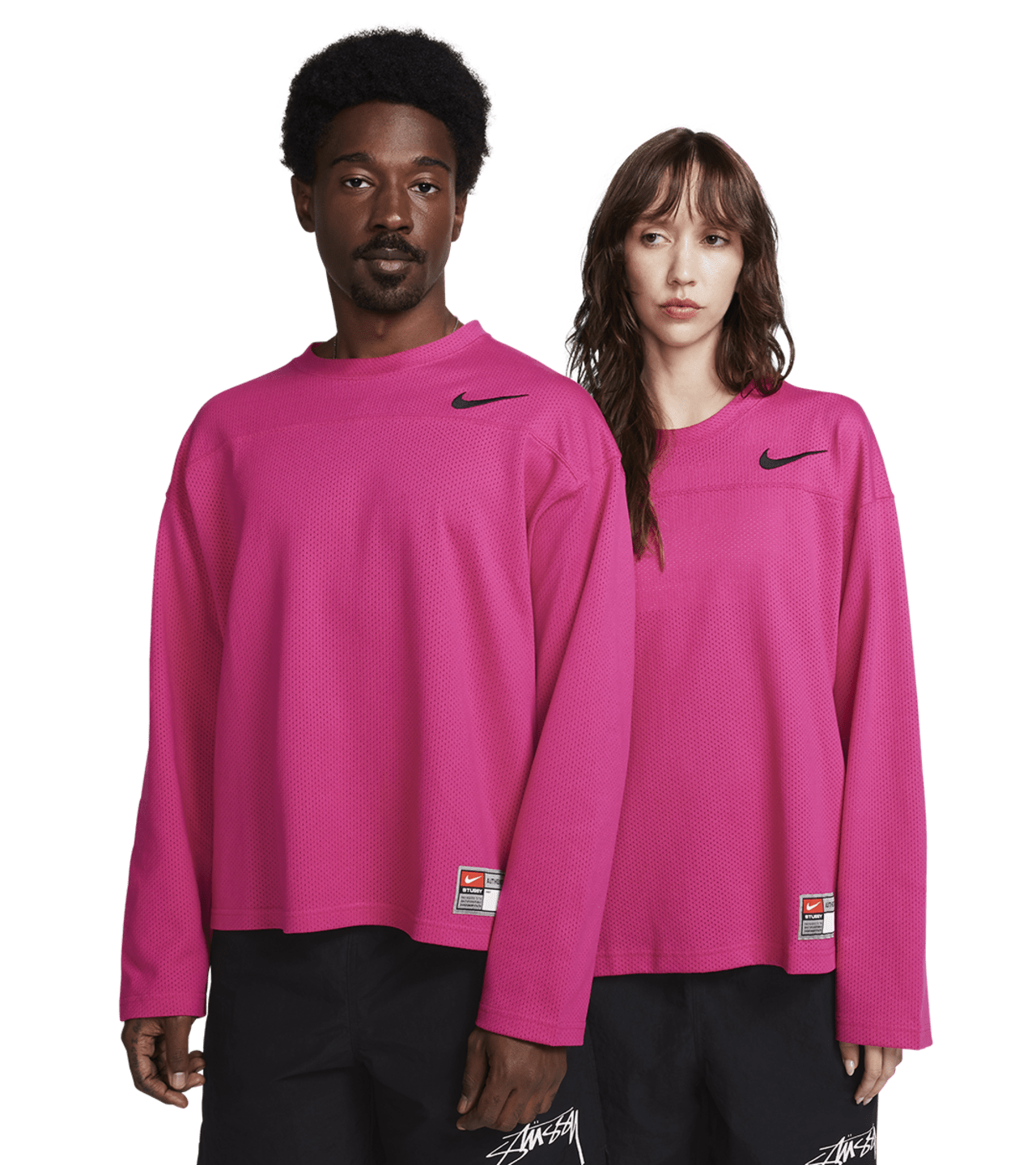 Buy Nike x Stussy NRG ZR Crew Fleece 'Black' - DC4198 010 | GOAT