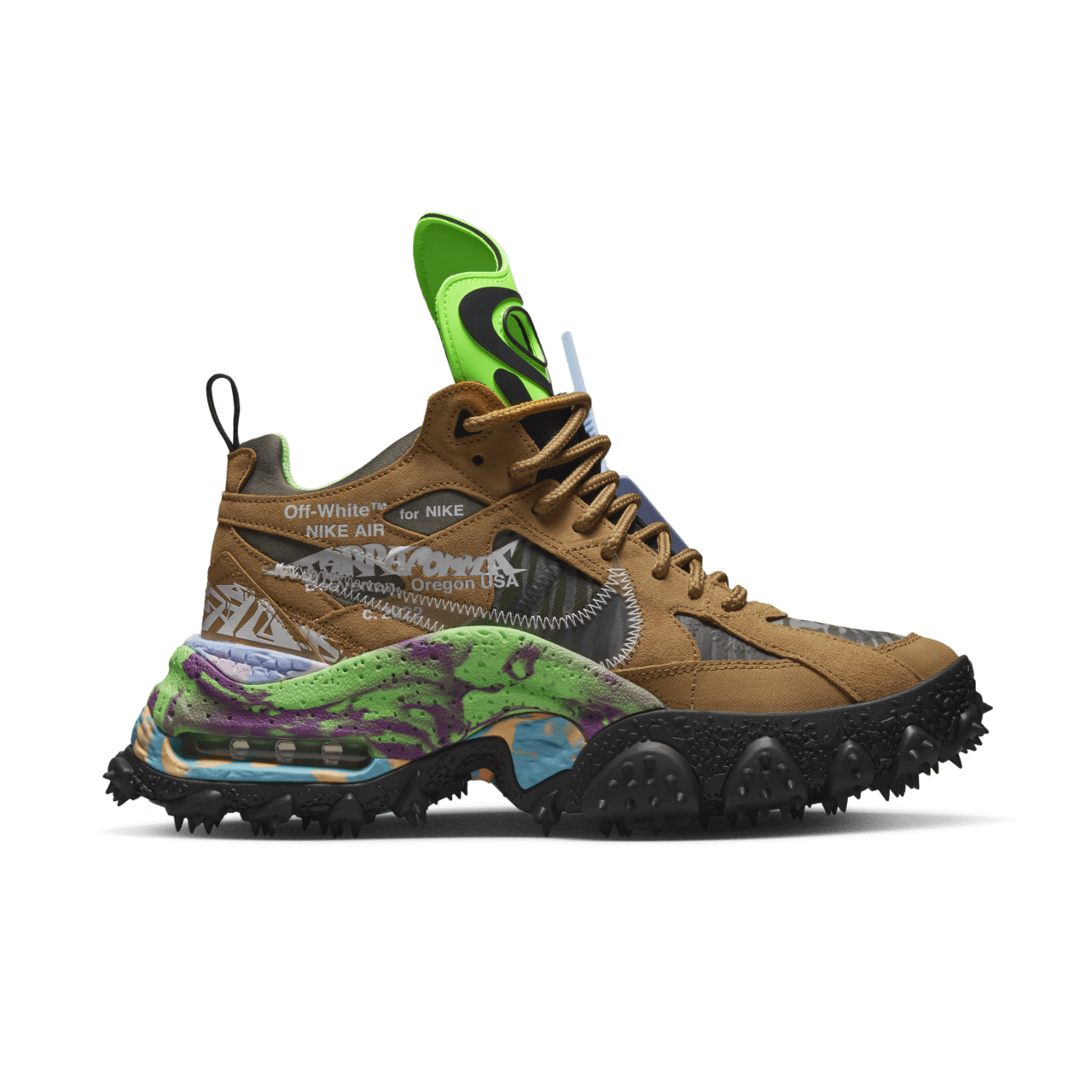 Fecha de lanzamiento del Terra Forma x Off-White™️ "Wheat and Green Strike" (DQ1615-700)