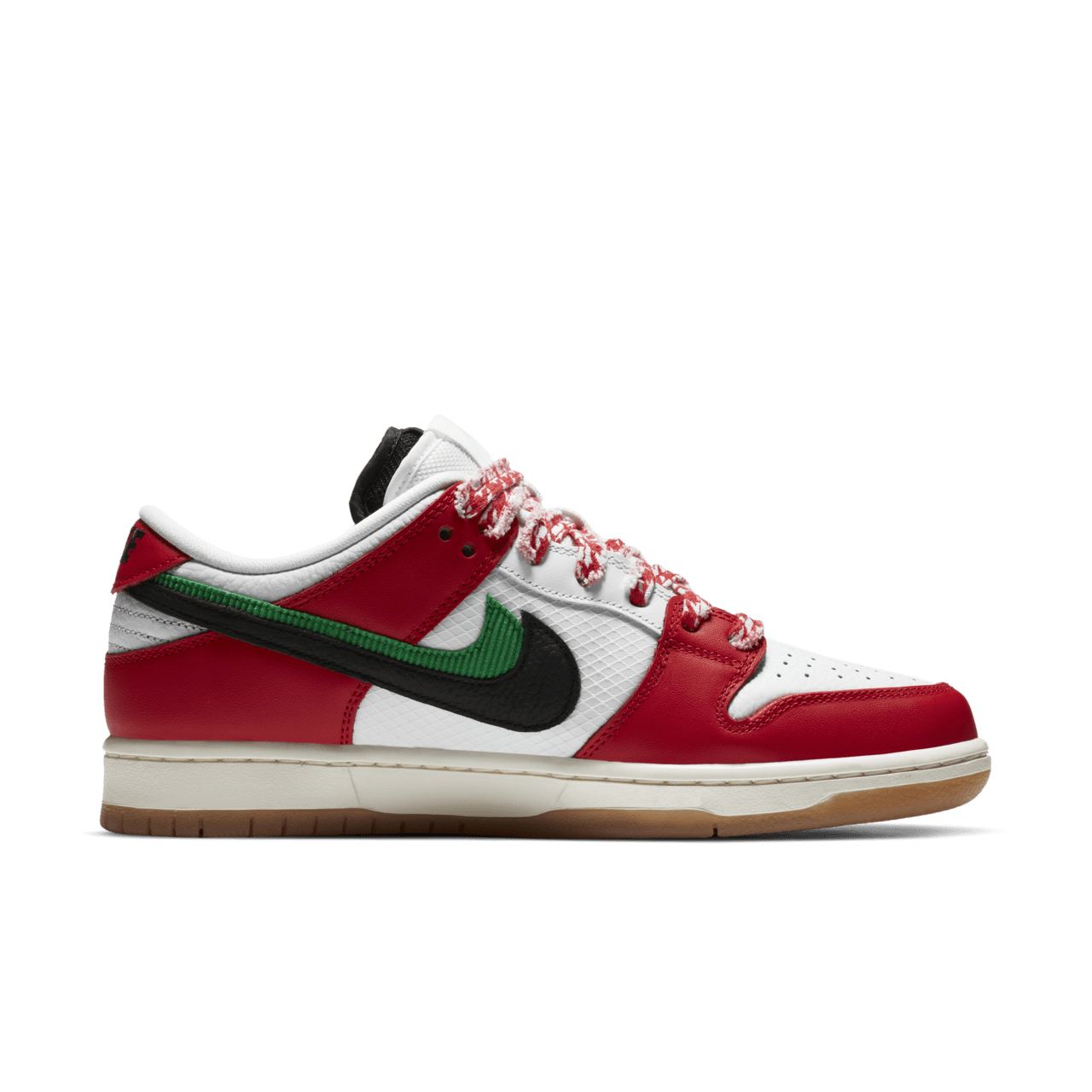SB Dunk Low x FRAME 'Chile Red' — releasedatum