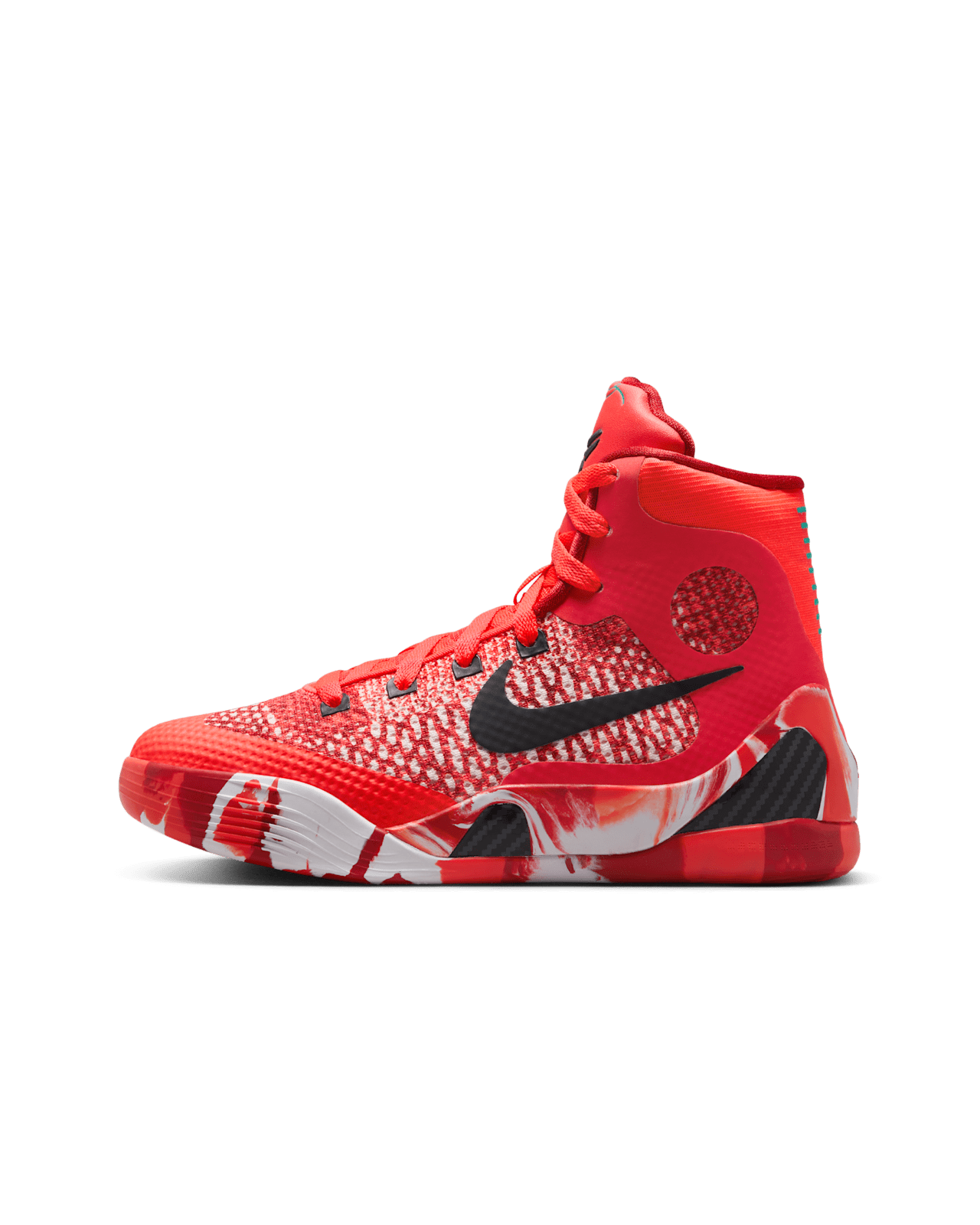 วันเปิดตัว Kobe 9 Elite High Protro "Bright Crimson and Emerald Green" (FZ7335-600)