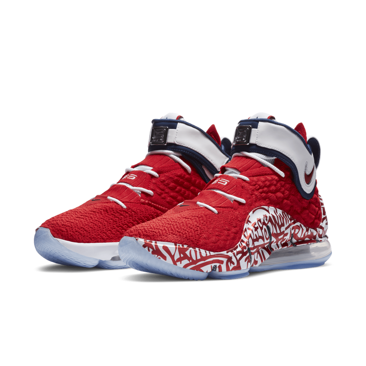 LeBron 17 'Graffiti Fire Red' Release Date 