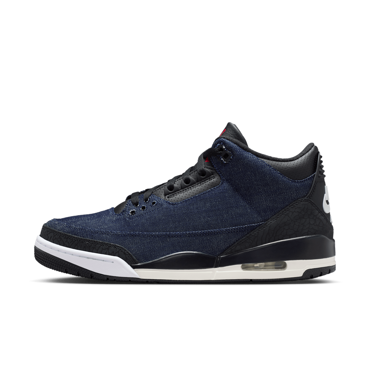Air Jordan 3 x Levi's® „Indigo and Gym Red” (IH7959-400) – megjelenési dátum