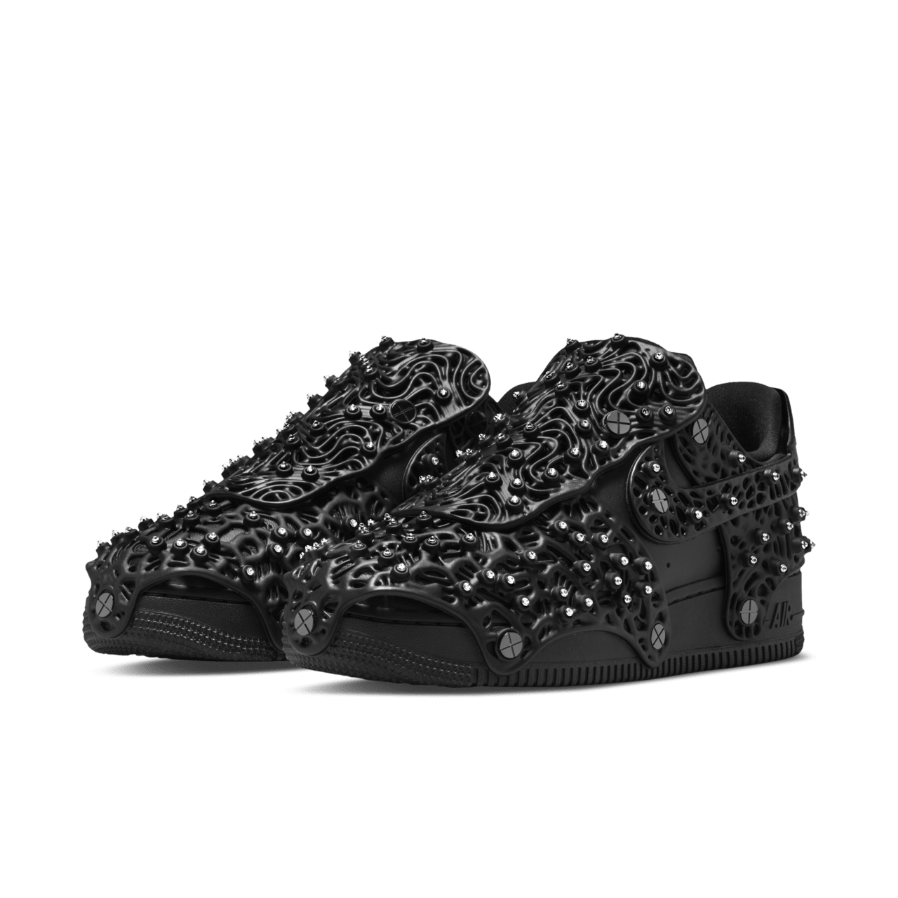 Fecha de lanzamiento del Air Force 1 con cristales retrorreflejantes Swarovski® "Triple Black" (CV7668-001) para mujer