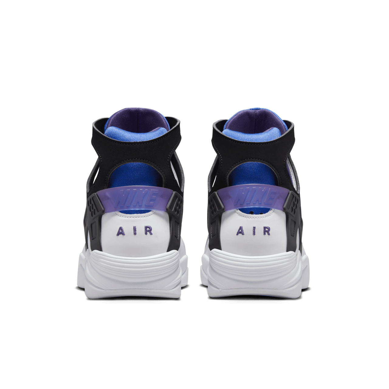 Fecha de lanzamiento del Air Flight Huarache "Varsity Purple and Royal Blue" (FD0183-101)