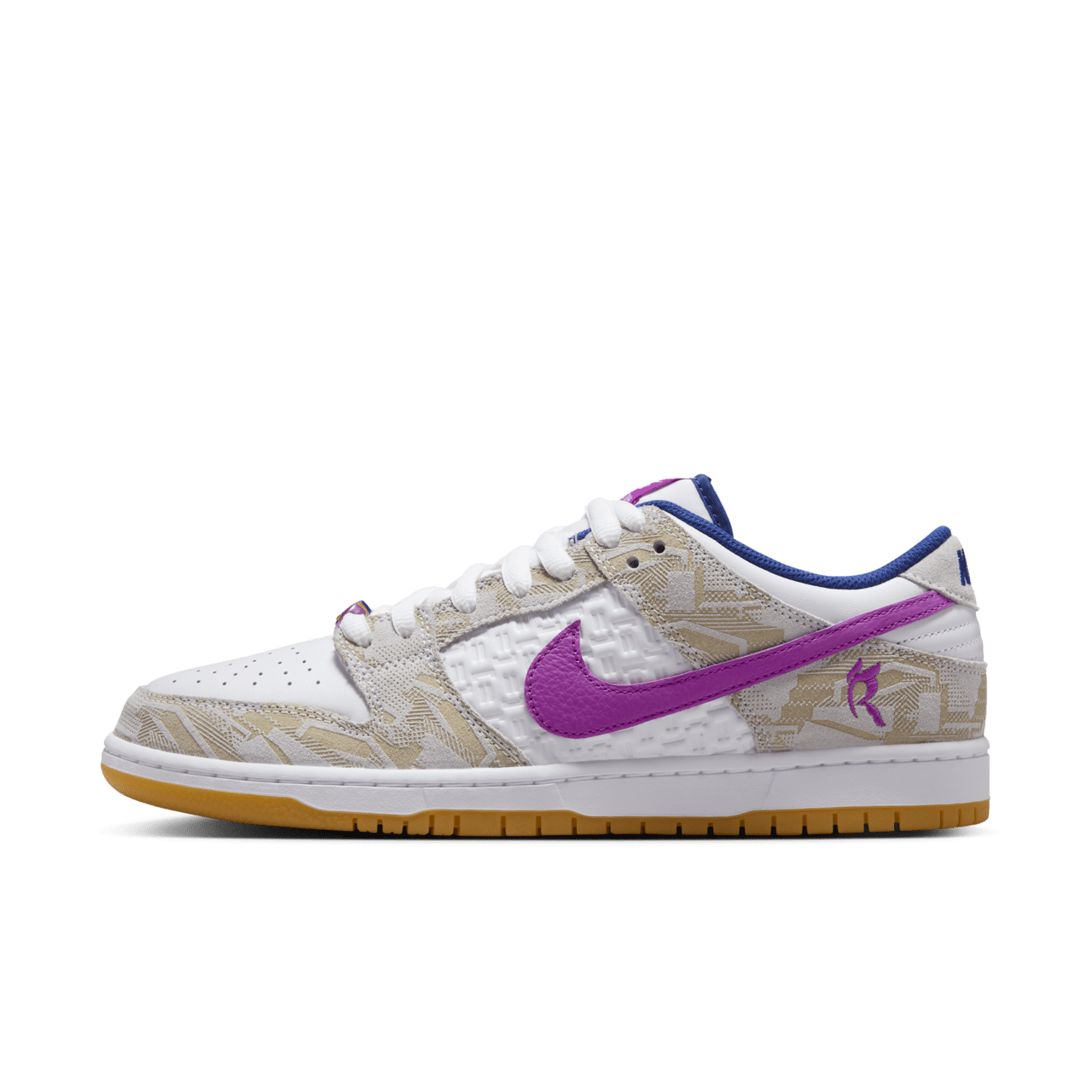 Lanceringsdato for Nike SB Dunk Low "Pure Platinum and Vivid Purple" (FZ5251-001)