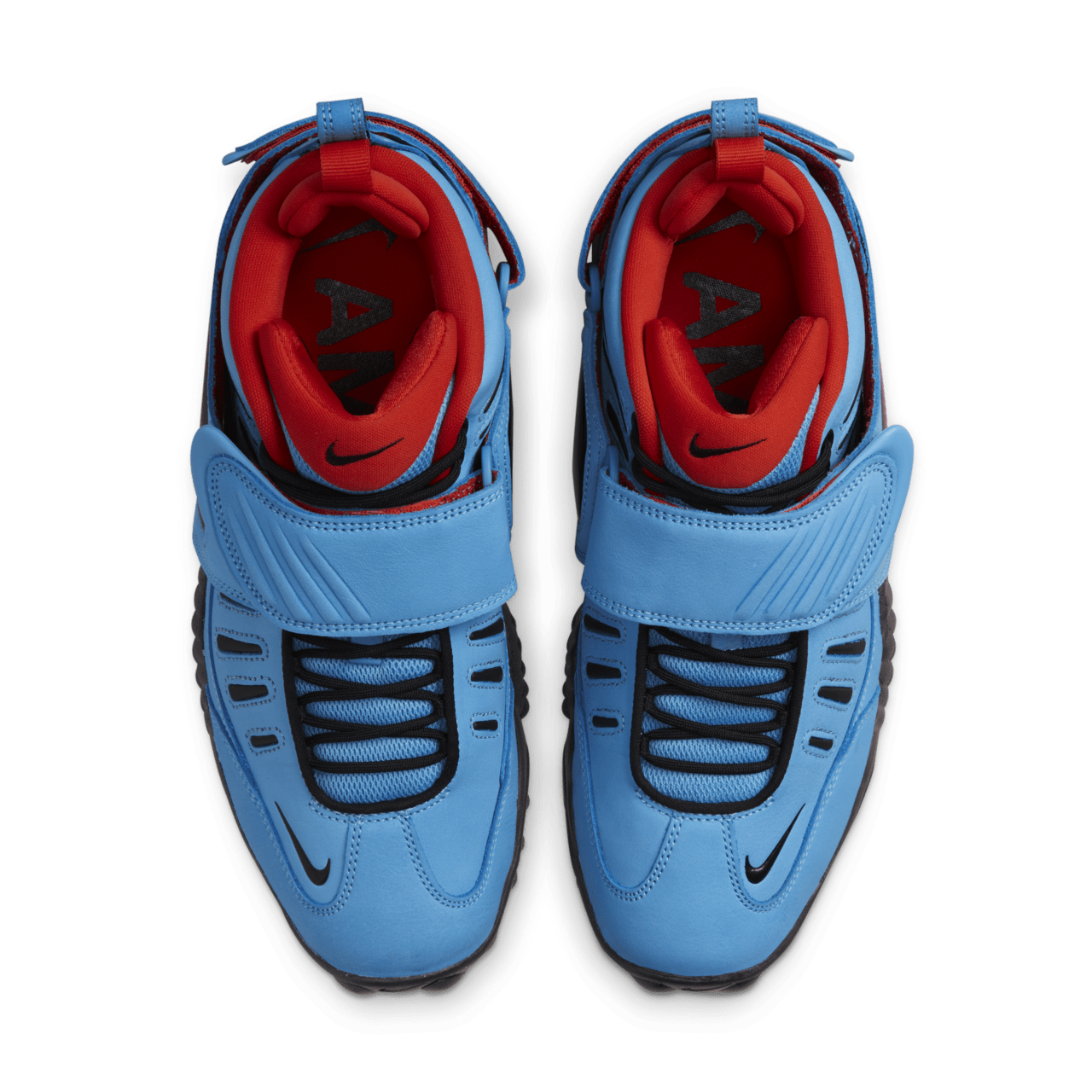 Air Adjust Force x AMBUSH® 'University Blue and Habanero Red' (DM8465-400)  Release Date. Nike SNKRS