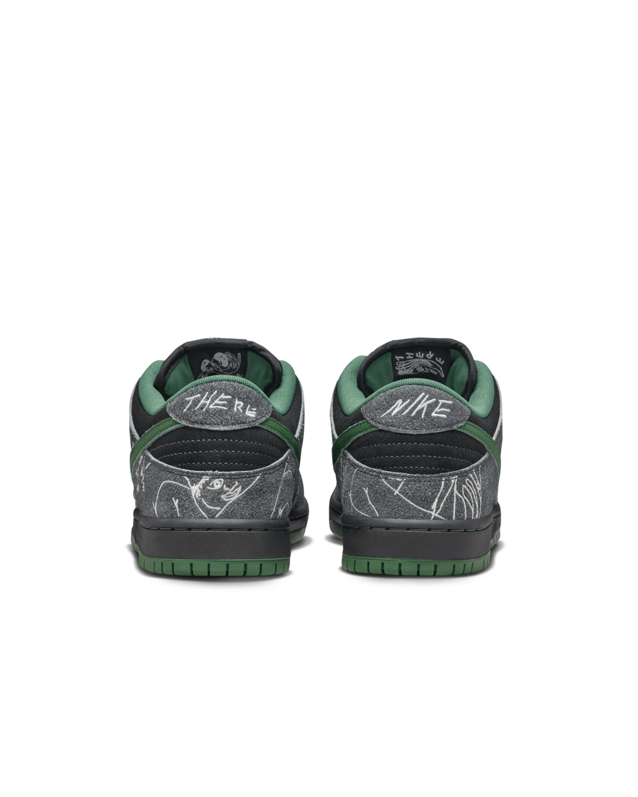 Fecha de lanzamiento de las Nike SB Dunk Low Pro x There "Anthracite and Gorge Green" (HF7743-001)