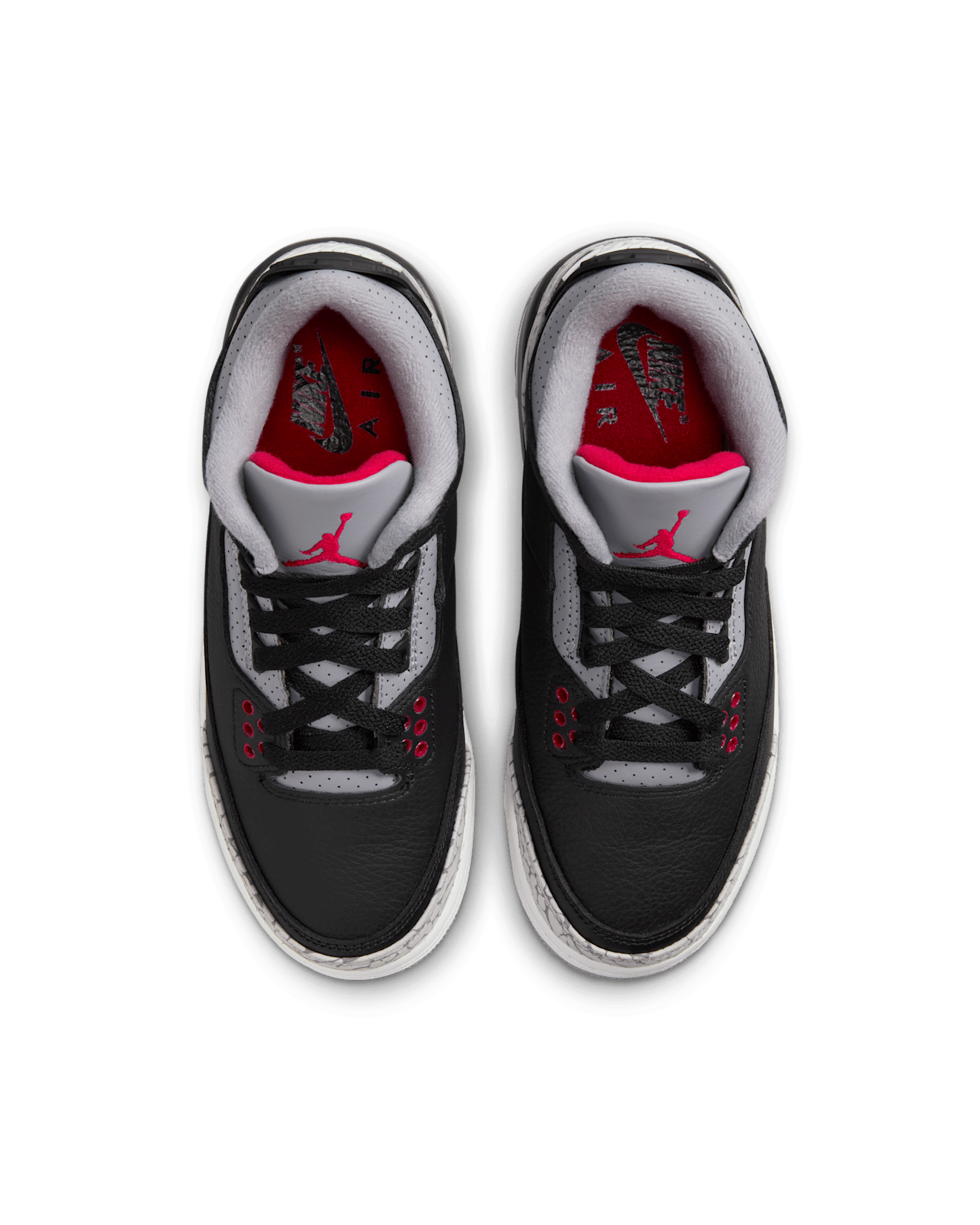 Big Kids' Air Jordan 3 'Black Cement' (DM0967-010)