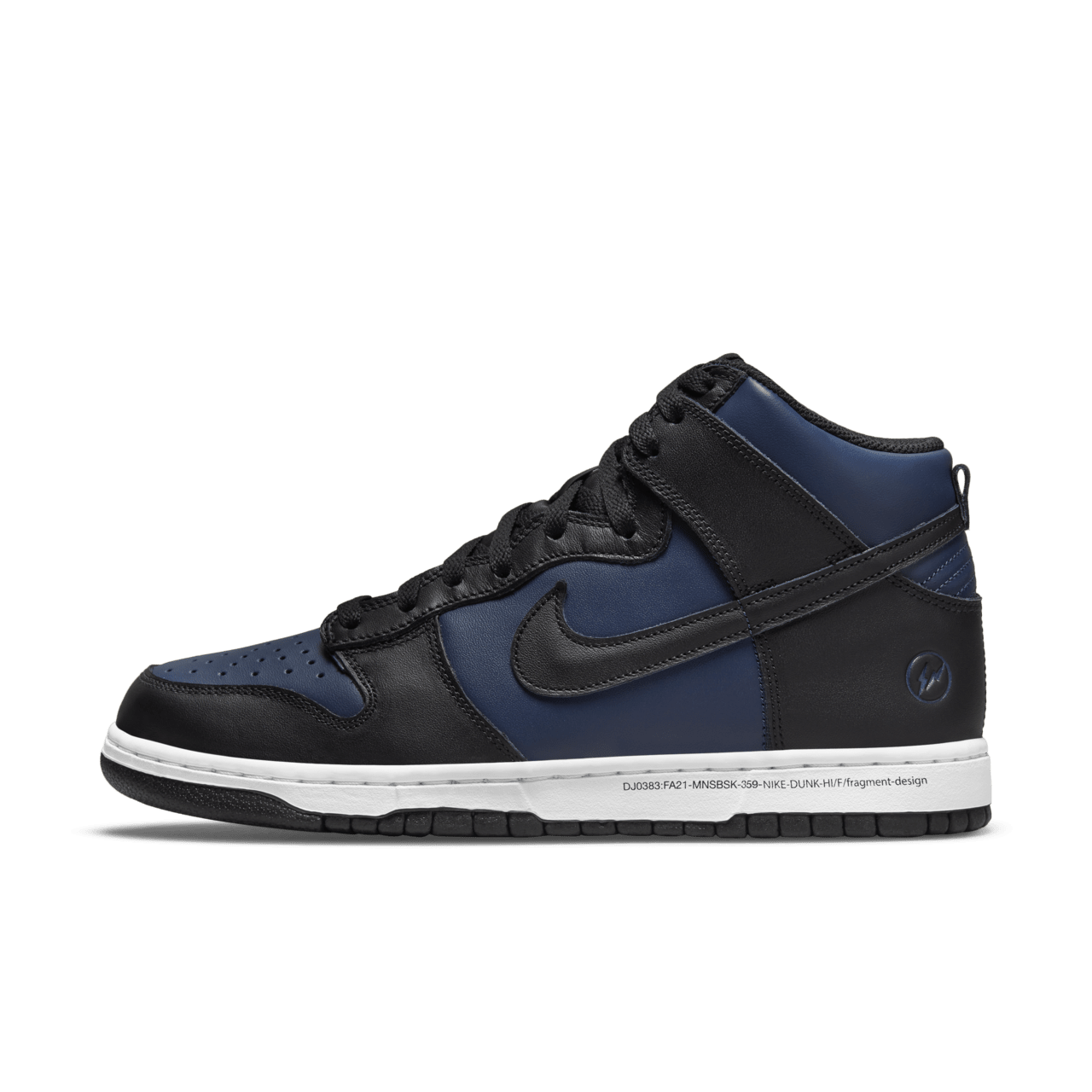 【NIKE公式】ダンク HIGH x フラグメント 'Midnight Navy' (DJ0383-400 / NIKE DUNK HI / FRAGMENT)