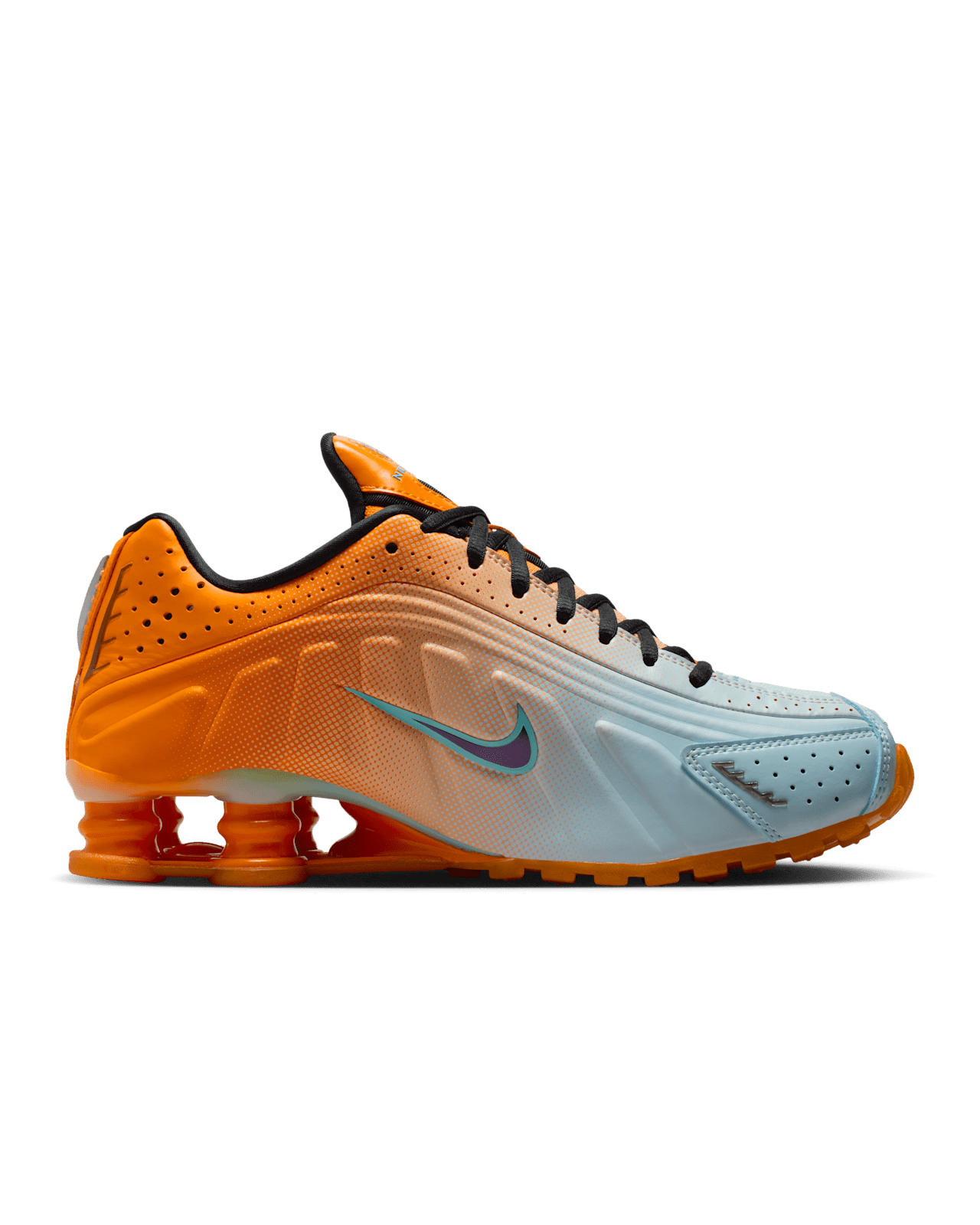 【NIKE公式】レディース ショックス R4 'Vivid Orange and Glacier Blue' (IH2343-801/W NIKE SHOX R4 AB)