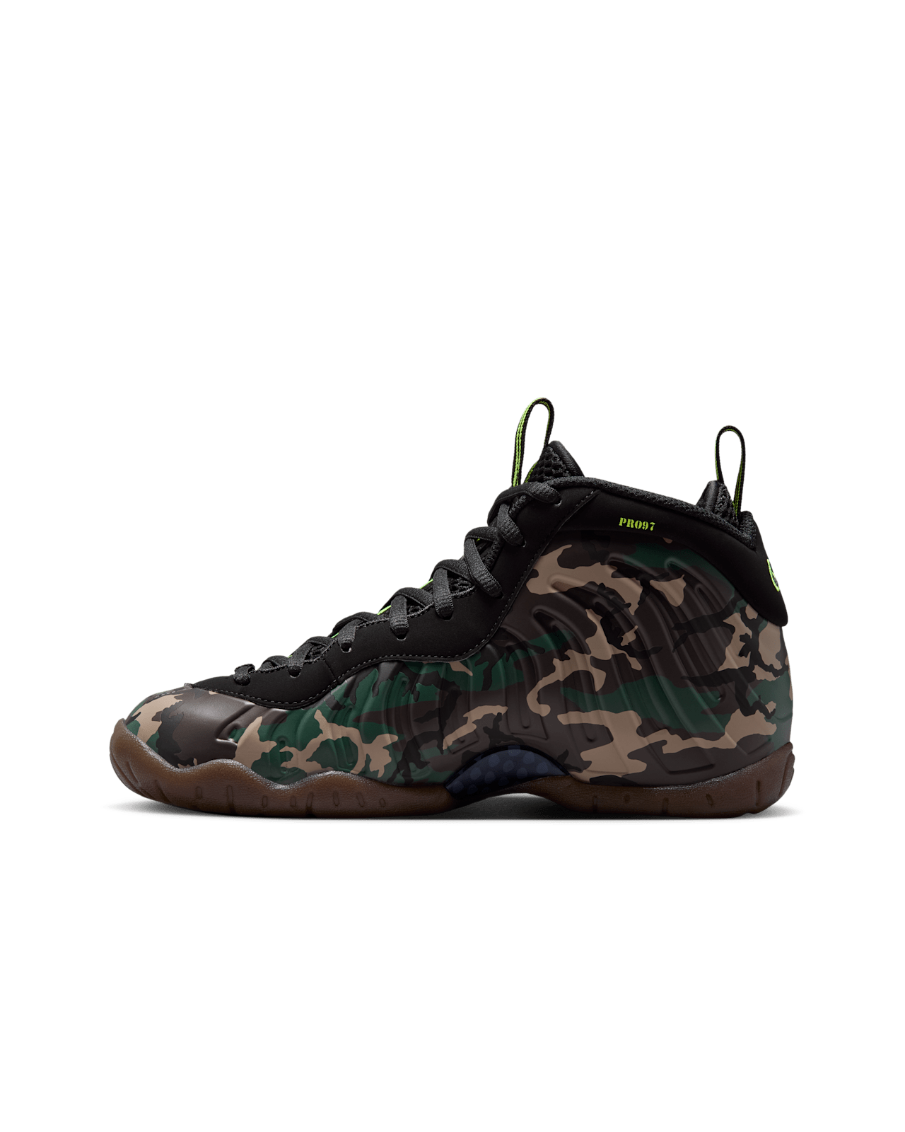 Big Kids' Little Posite Pro "Camo" 'Black and Multi-Color' (IV7555-001) Release Date