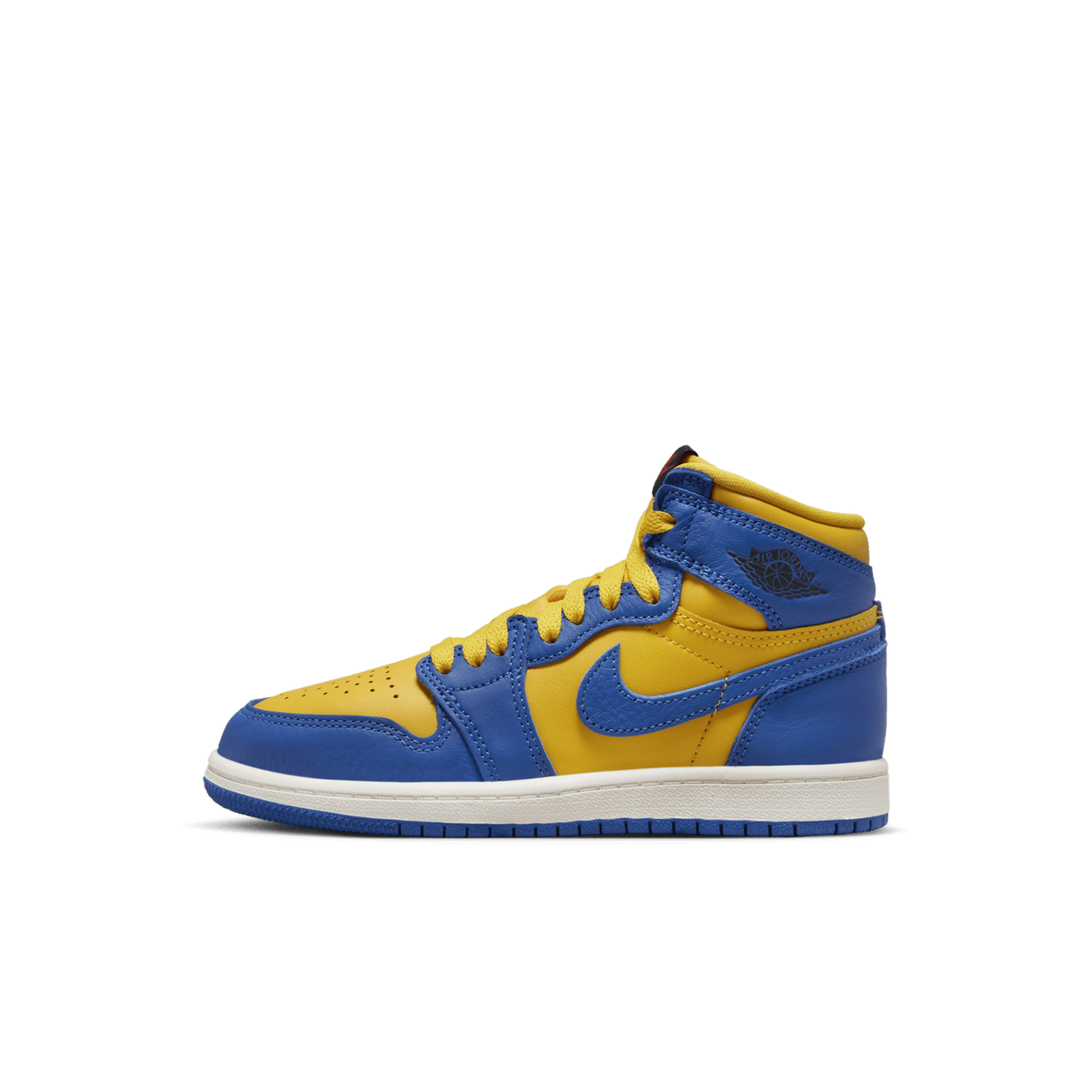 Jordans blue yellow hotsell