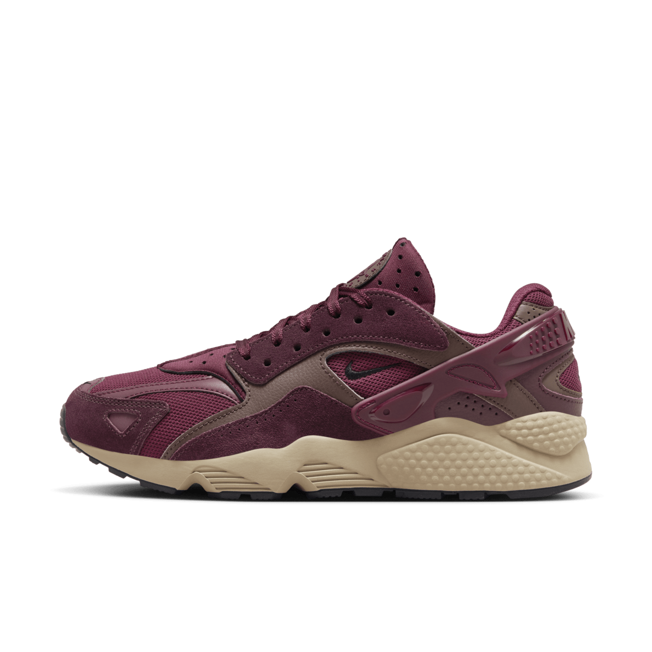 Burgundy huraches on sale