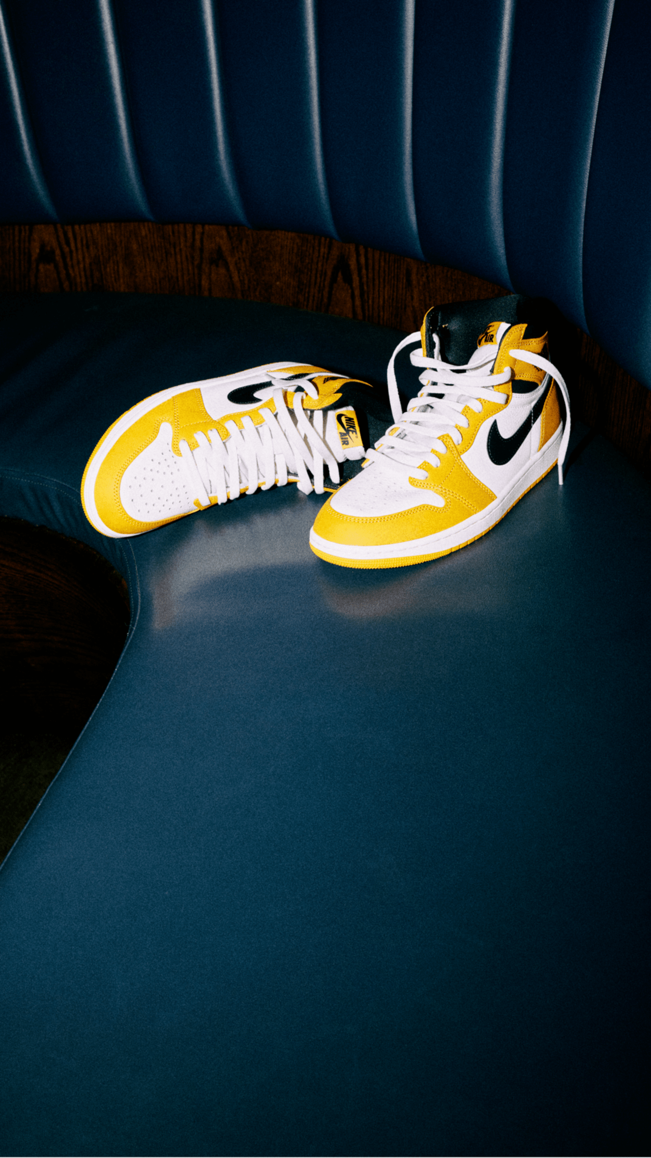 Air Jordan 1 High OG 'Yellow Ochre' with Geo Delgado