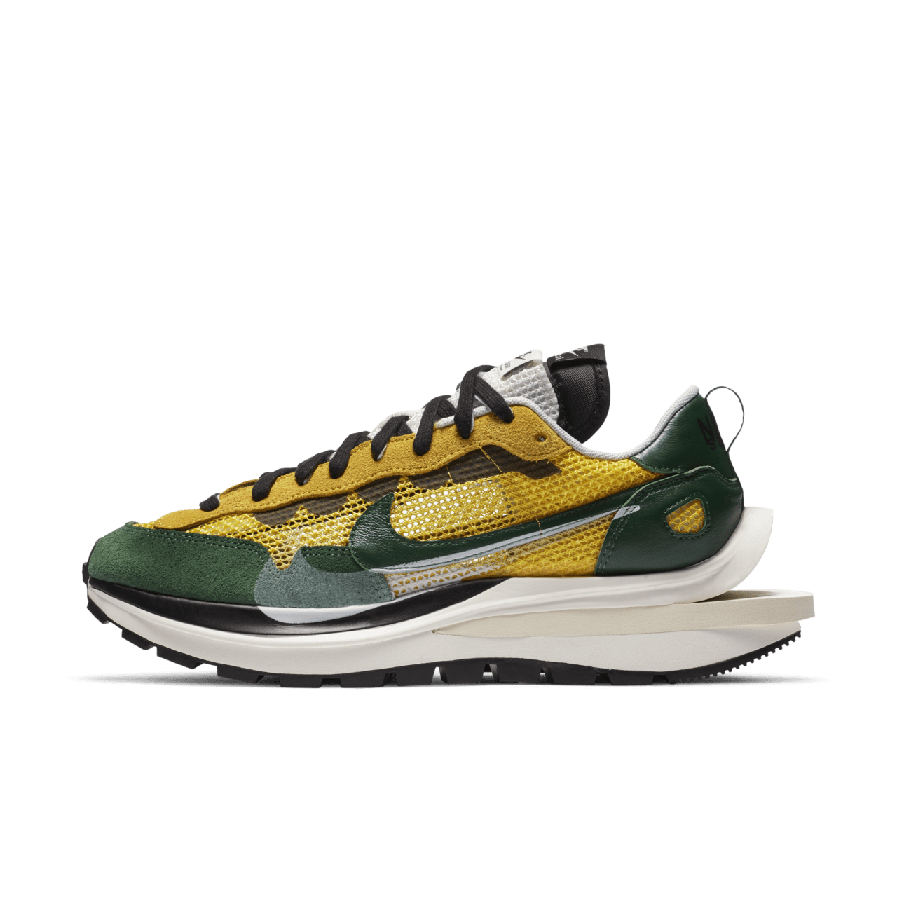 วันเปิดตัว Nike x sacai VaporWaffle “Tour Yellow & Gorge Green-Sail”