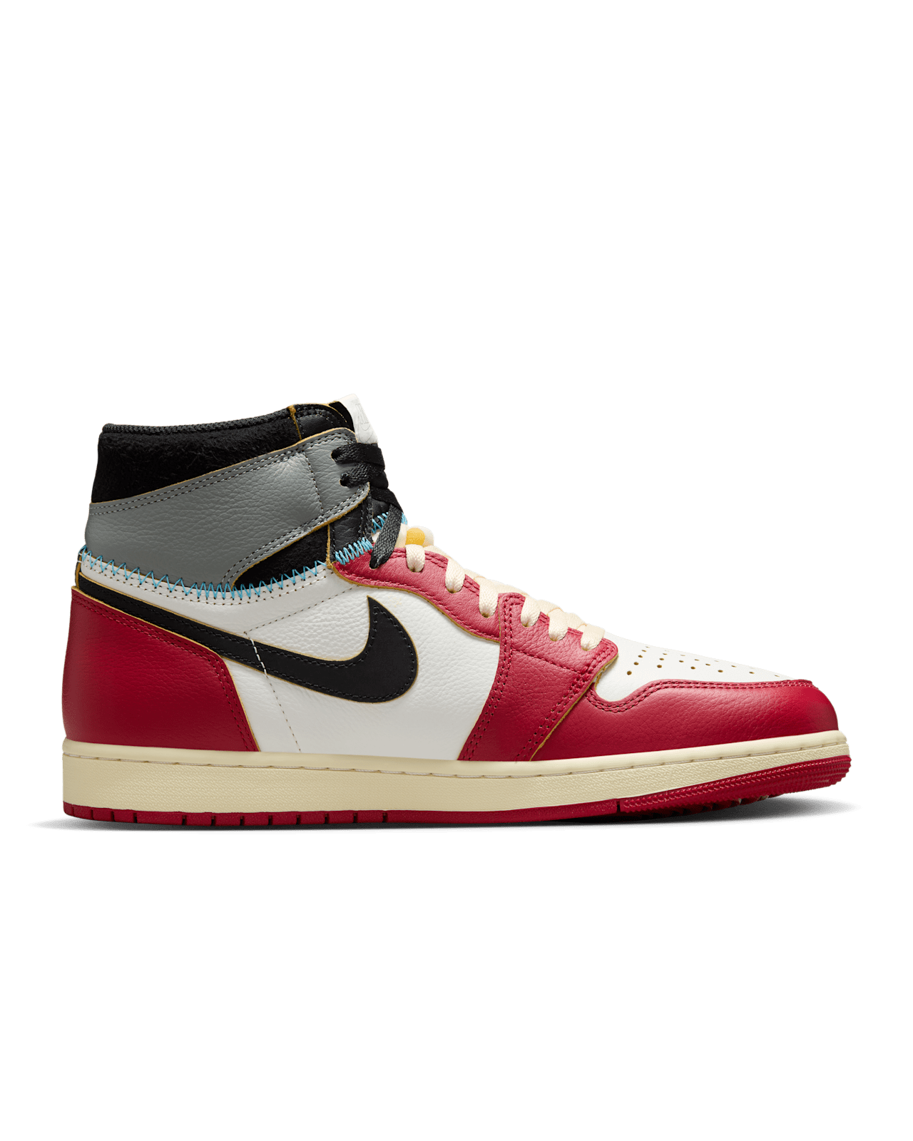 Ημερομηνία κυκλοφορίας του Air Jordan 1 x Union "Varsity Red and Shadow Grey" (HV8563-600)