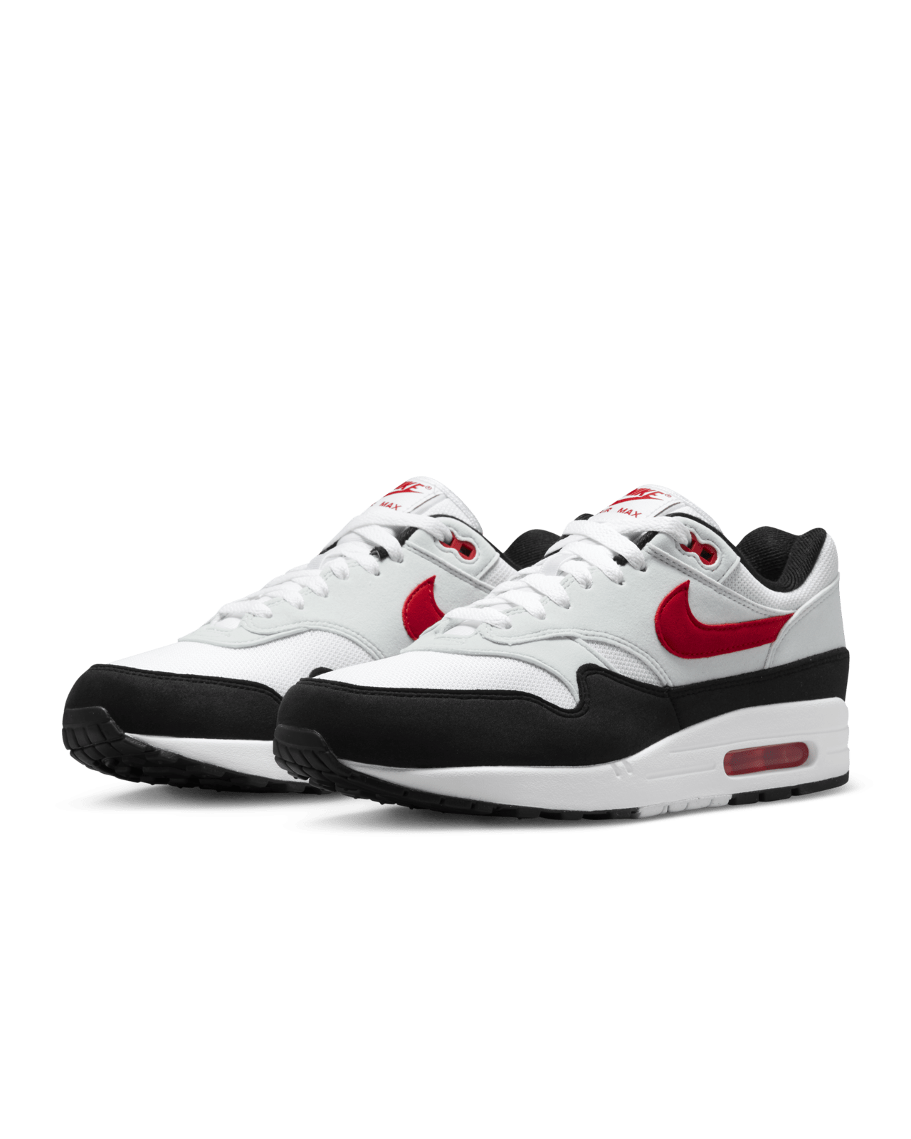 วันเปิดตัวรองเท้าแตะ Air Max 1 Pure Platinum and University Red' (FD9082-101)