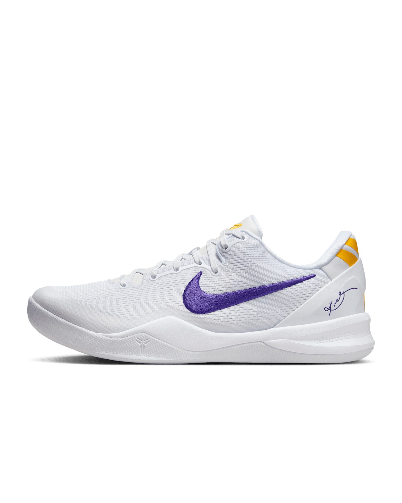 Fecha de lanzamiento de los Kobe 8 Protro "White and Court Purple" (HF9550-100) 