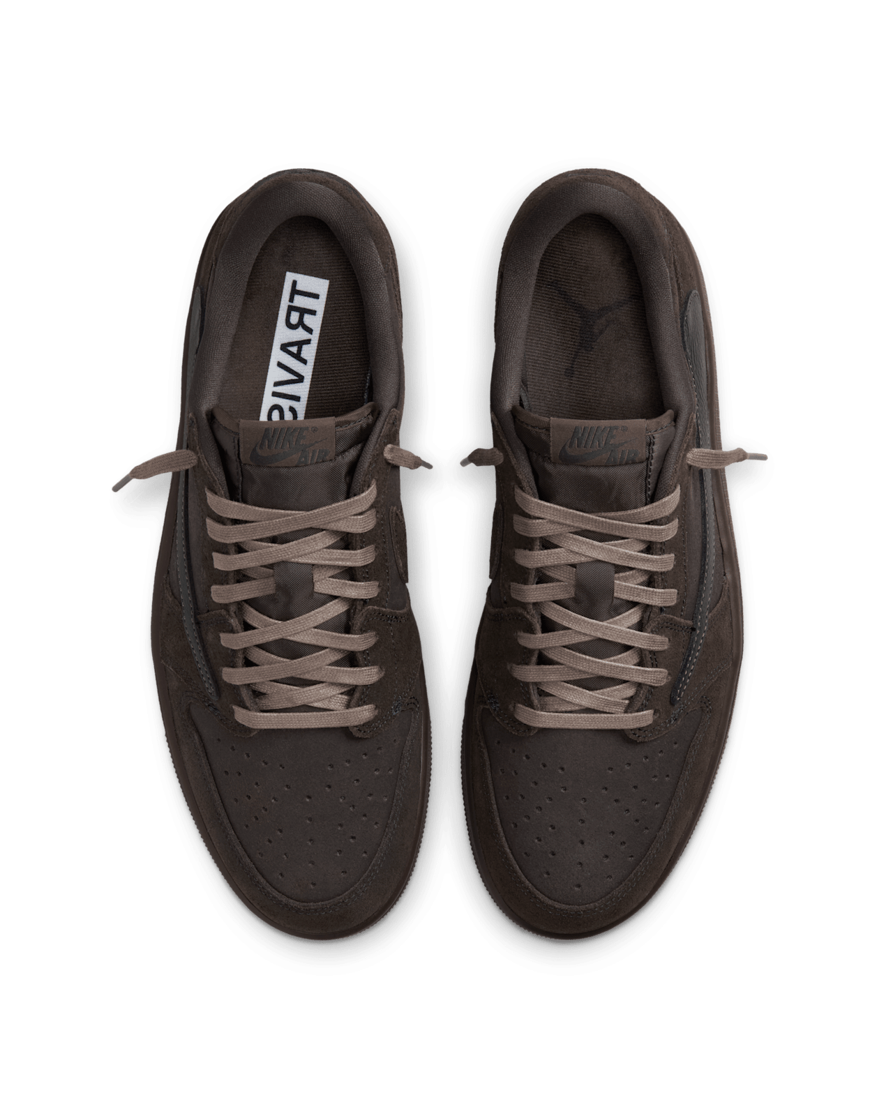 Lanseringsdato for Air Jordan 1 x Travis Scott «Velvet Brown and Dark Mocha» (DM7866-202)