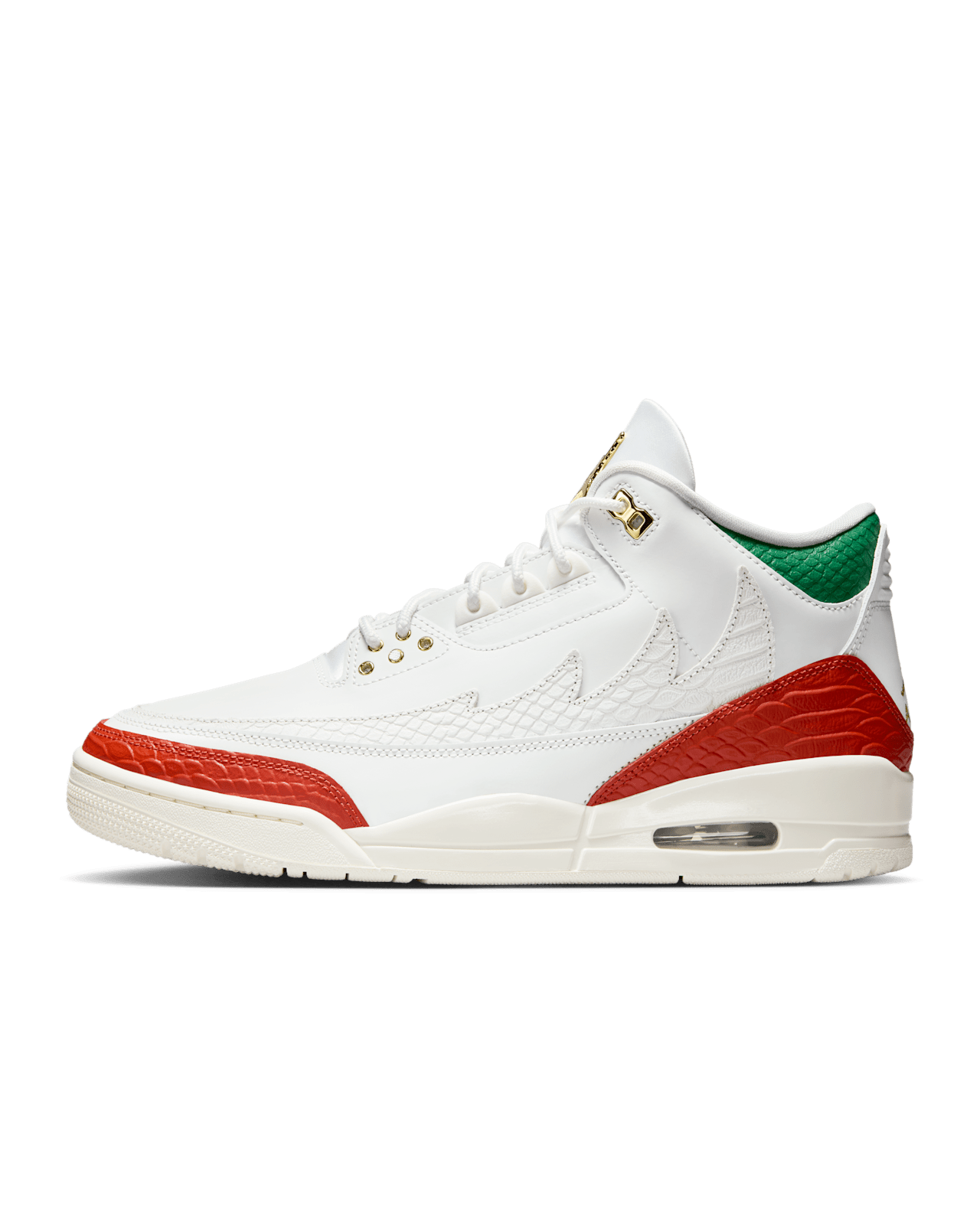 【NIKE公式】エア ジョーダン 3 "El Vuelo" 'Summit White and Pine Green' (IO1752-100 / AIR JORDAN 3 RETRO MEX )