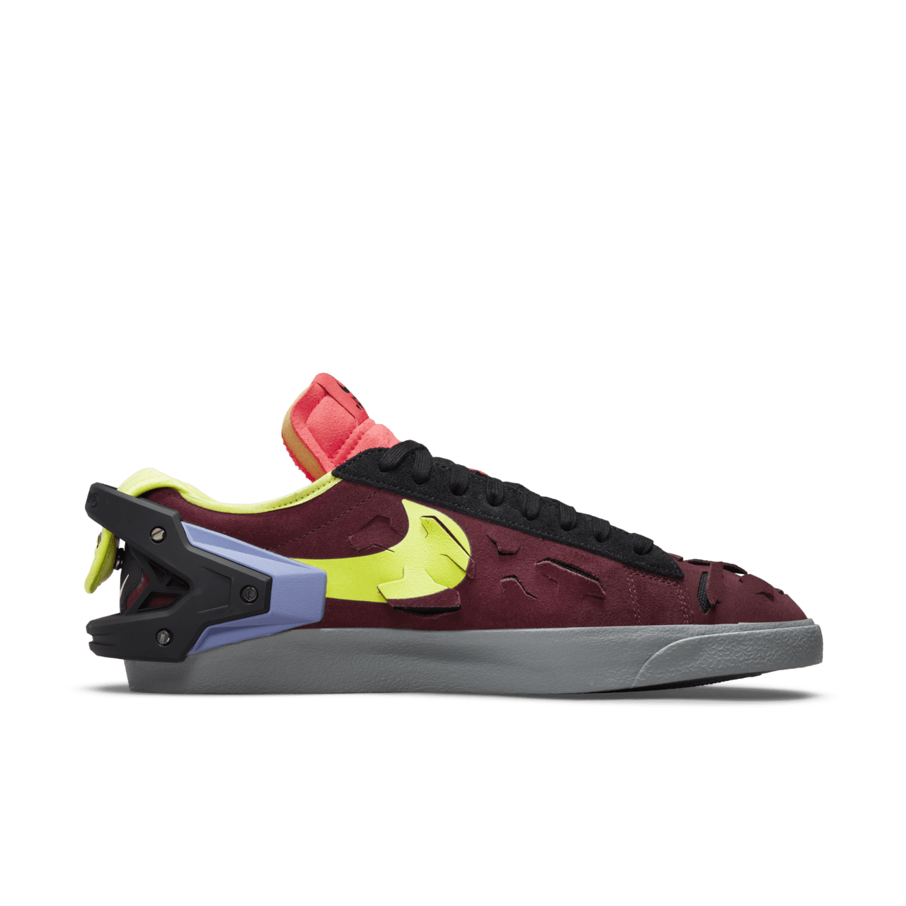 Fecha de lanzamiento del ACRONYM® x Blazer Low "Night Maroon" (DN2067-600)