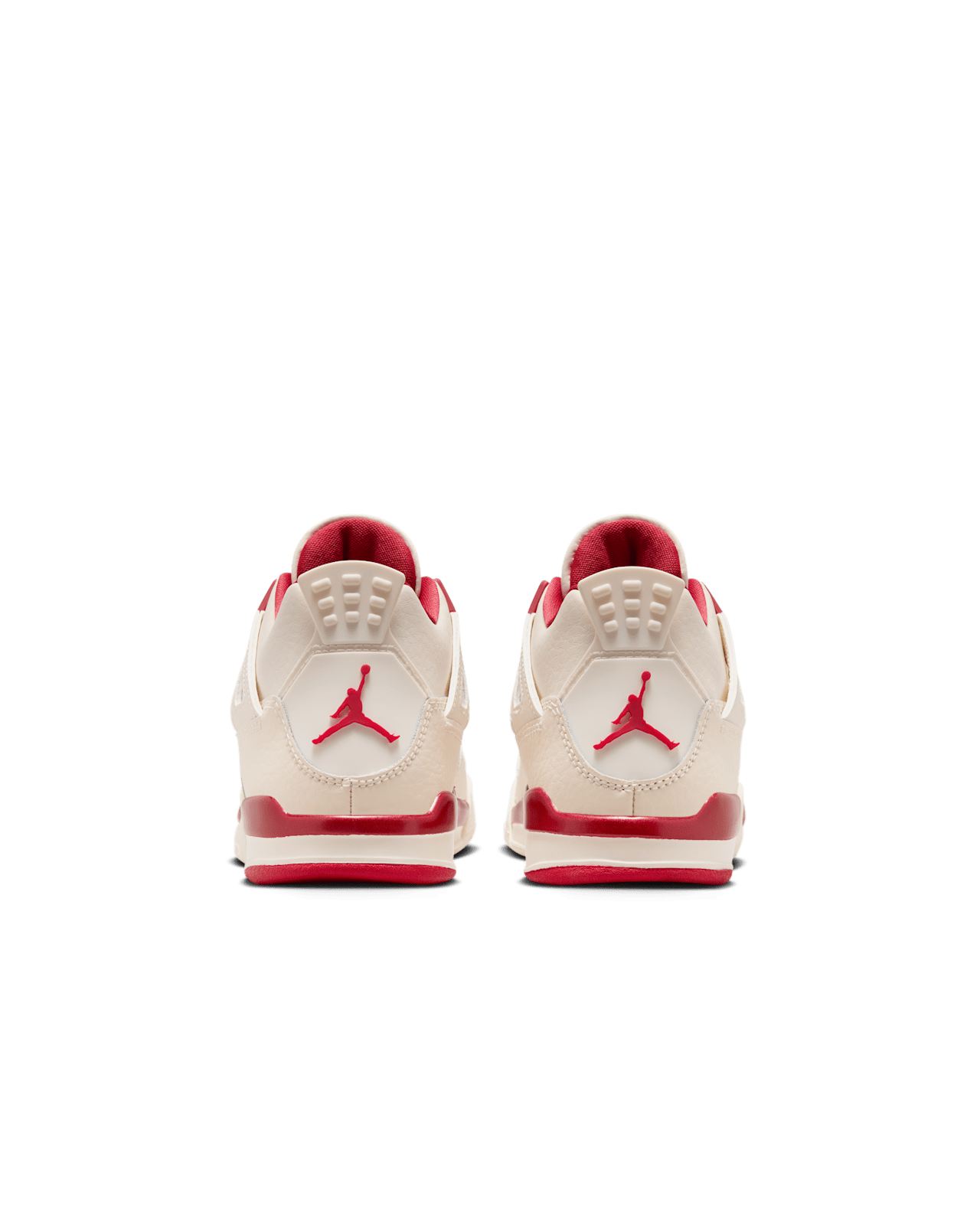 Little Kids' Jordan 4 'Pale Ivory and Tough Red' (HV4385-108)