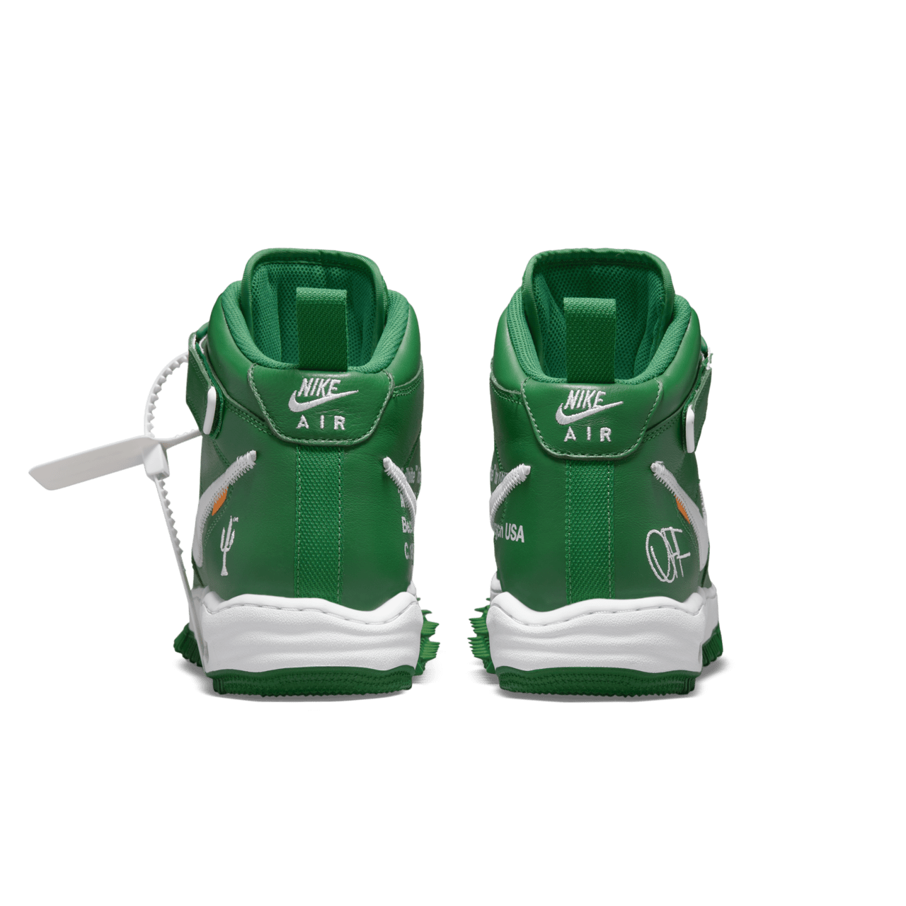 Fecha de lanzamiento del Air Force 1 Mid x Off-White™ "Pine Green" (DR0500-300)