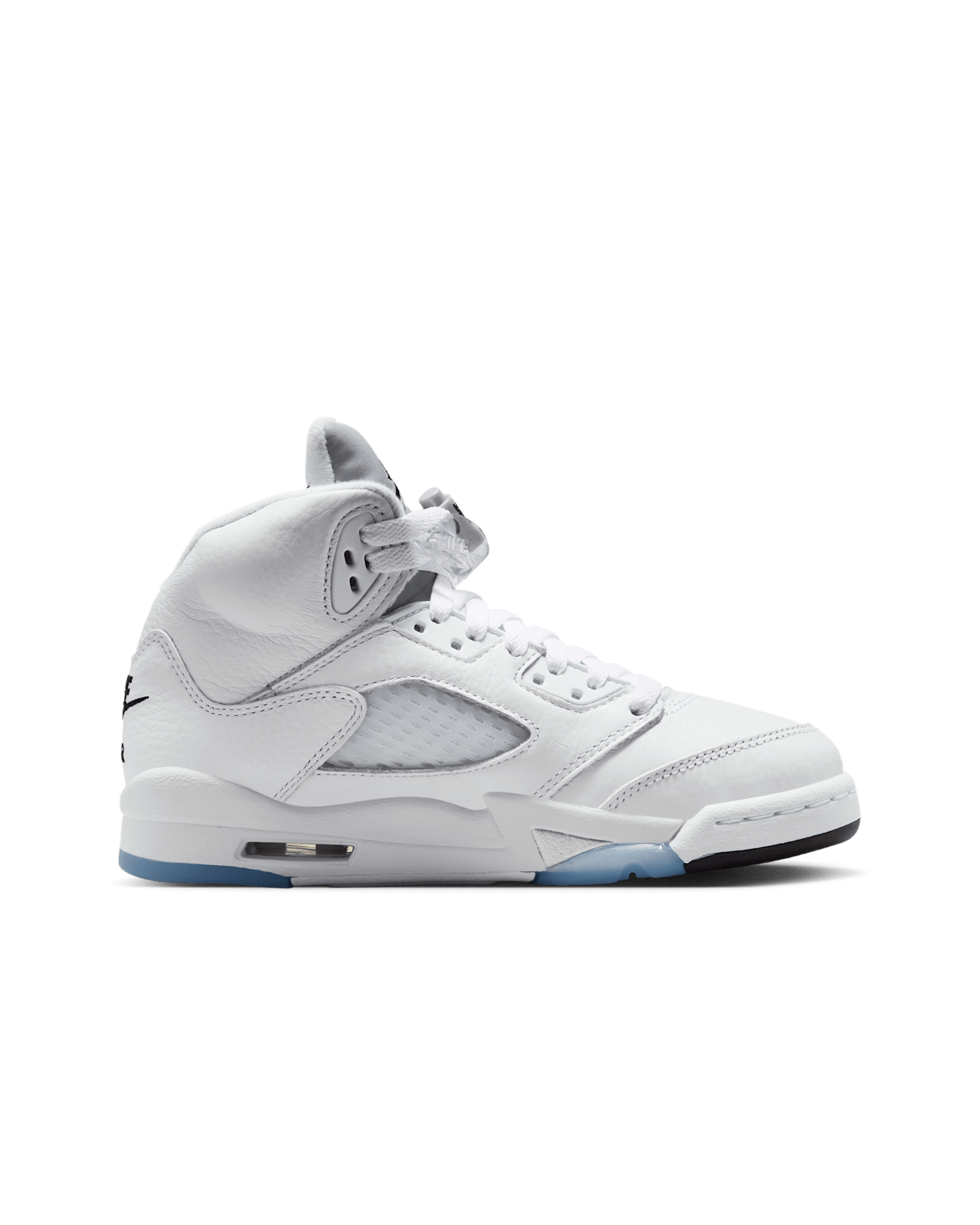 Big Kids' Jordan 5 Retro 'White and Metallic Silver' Release Date