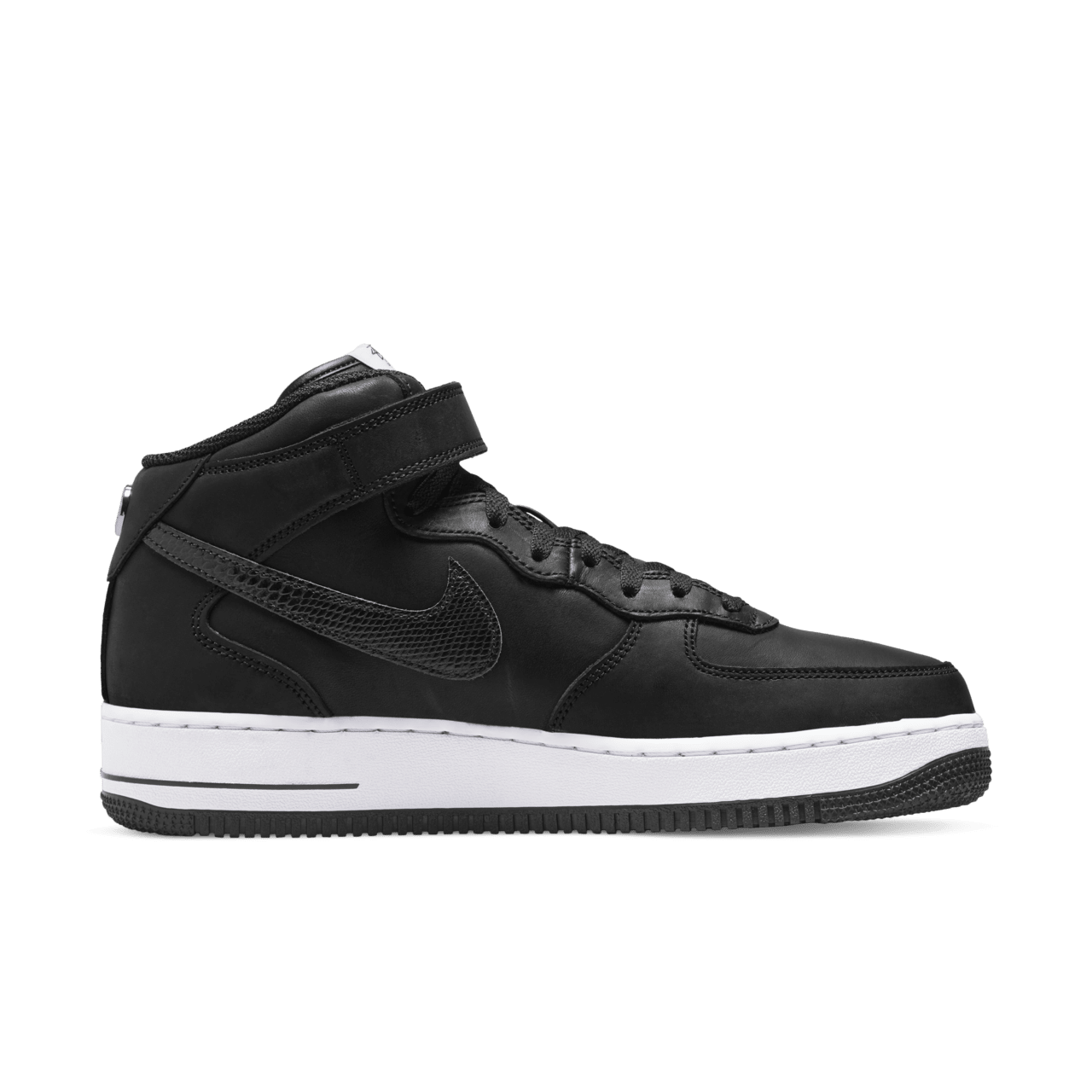 Air Force 1 Mid x Stüssy 'Black' (DJ7840-001) Release Date. Nike SNKRS