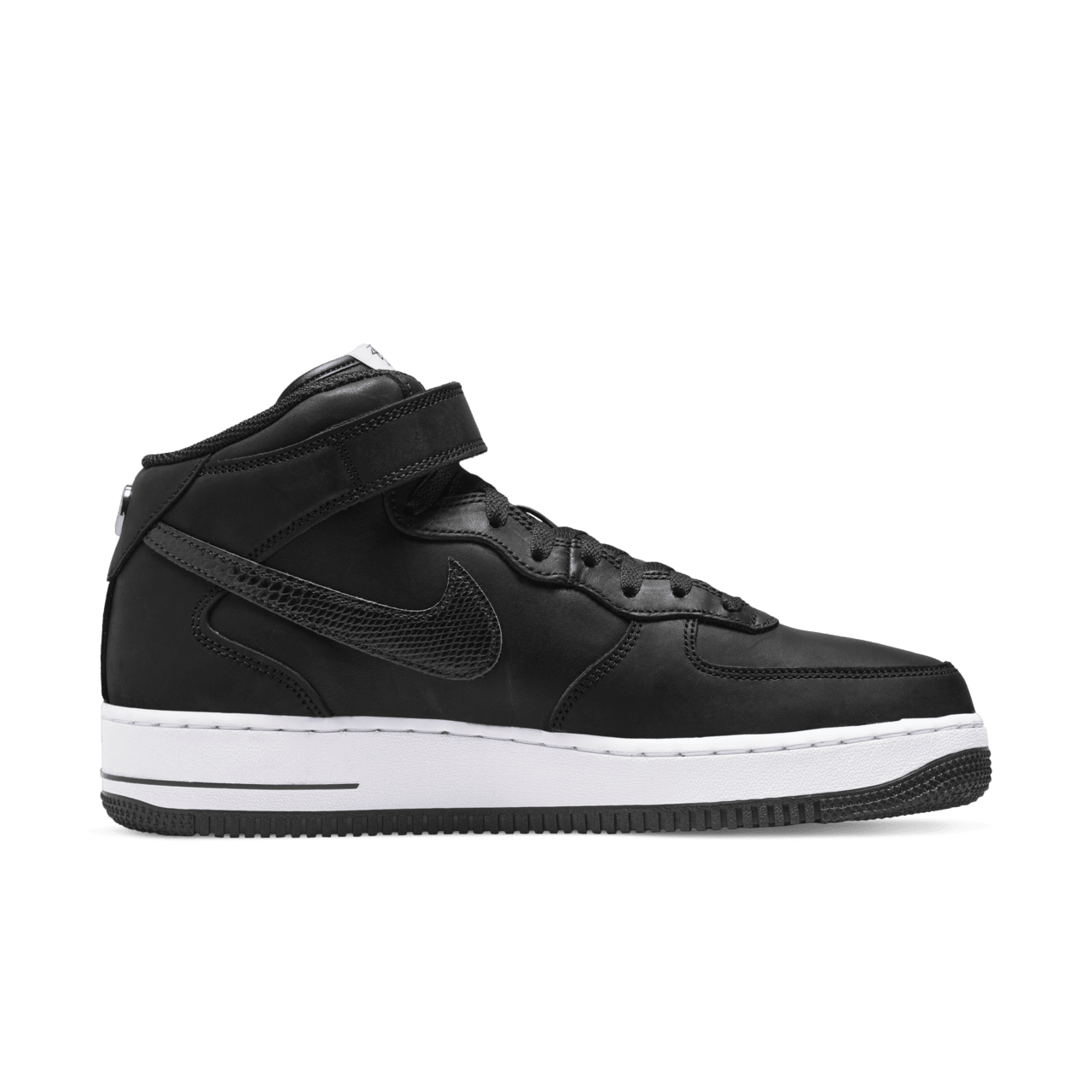 Air Force 1 Mid x Stüssy 'Black' (DJ7840-001) Release Date Air Force 1 Mid x Stüssy 'Black' (DJ7840-001) Release Date