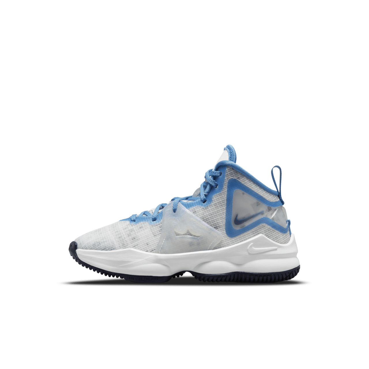 LeBron 19 White and Dutch Blue Release Date. Nike SNKRS