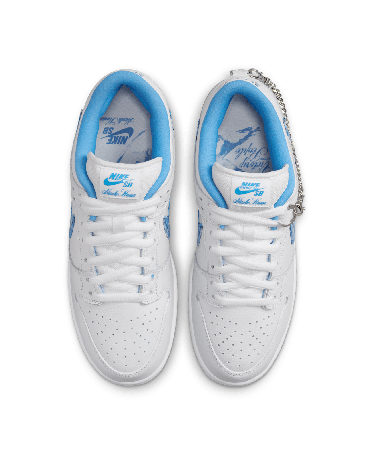 วันเปิดตัว Nike SB Dunk Low Pro x Nicole Hause "White and University Blue" (FZ8802-100)