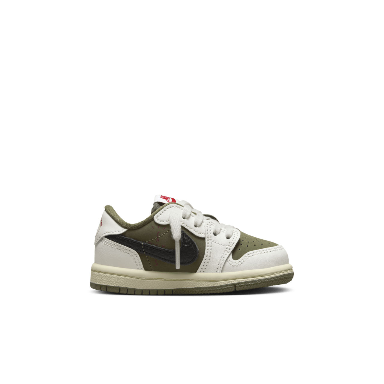 【NIKE公式】ベビー ジョーダン 1 LOW x トラヴィス スコット 'Reverse Olive' (DO5441-200 /JORDAN 1 LOW OG SP (TD) )