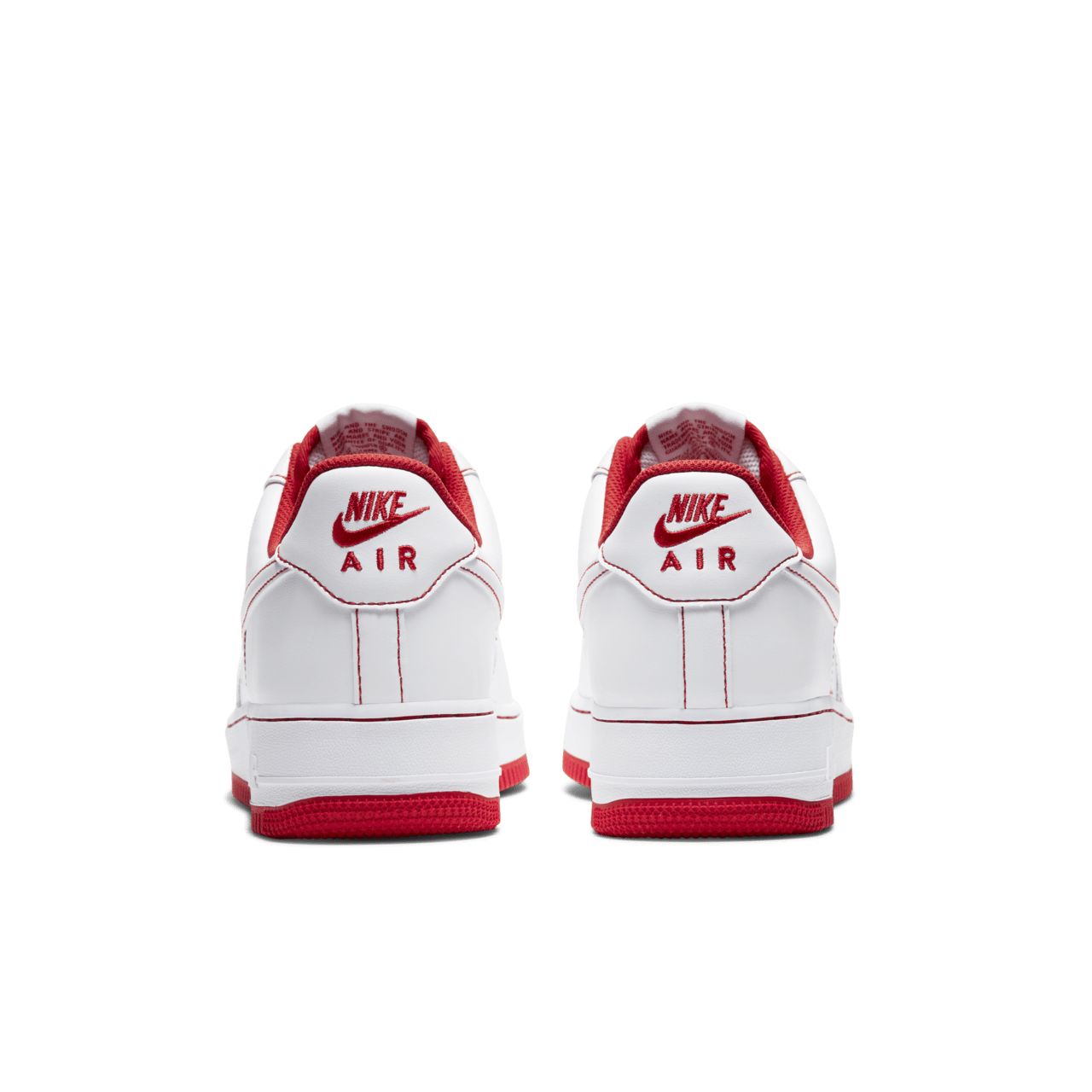 【NIKE公式】エア フォース 1 '07 ステッチ 'Radiant Red' (CV1724-100 / AF 1 '07)