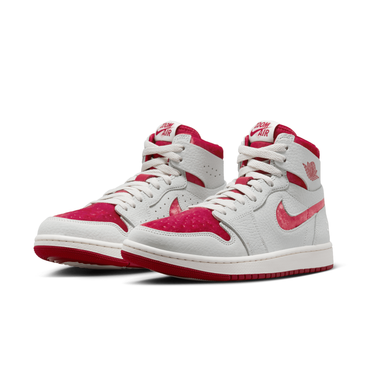 วันเปิดตัว Air Jordan 1 Zoom Air Comfort 2 "Valentine's Day" ผู้หญิง (DV1304-106)