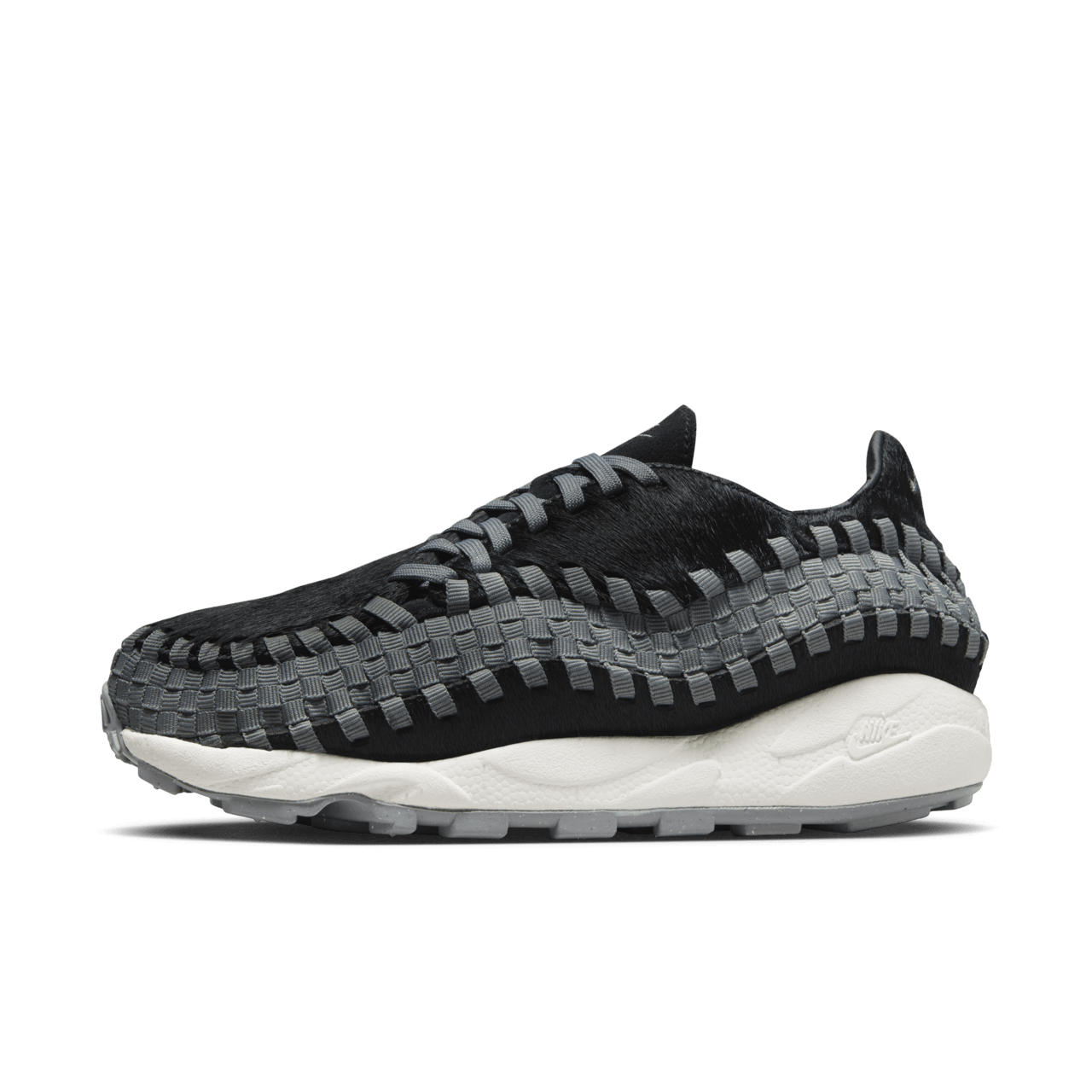 Air Footscape Woven Black and Smoke Grey FB1959 001 release date Nike SNKRS